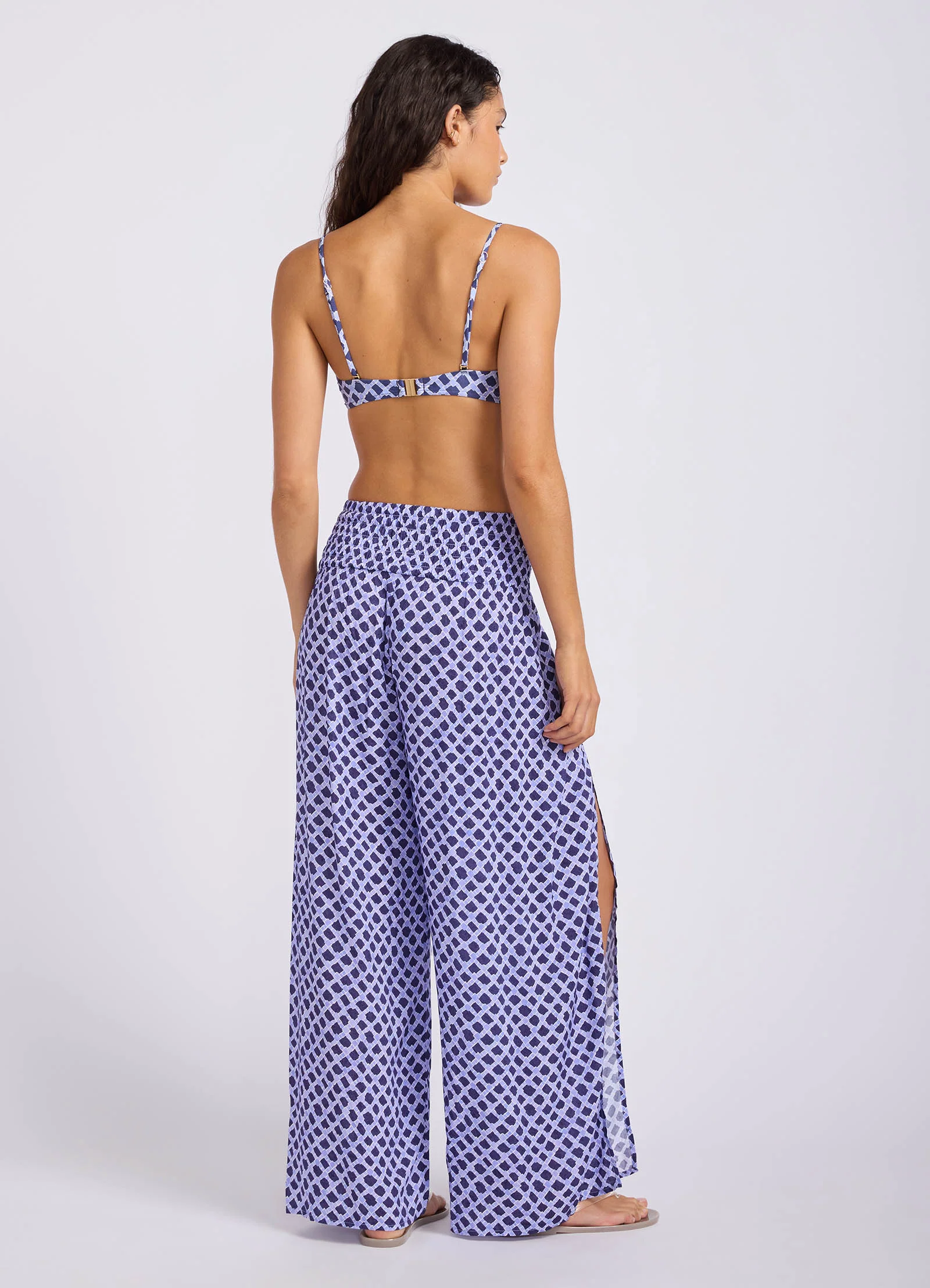 Marseille Shirred Waist Wrap Pant - Image 4