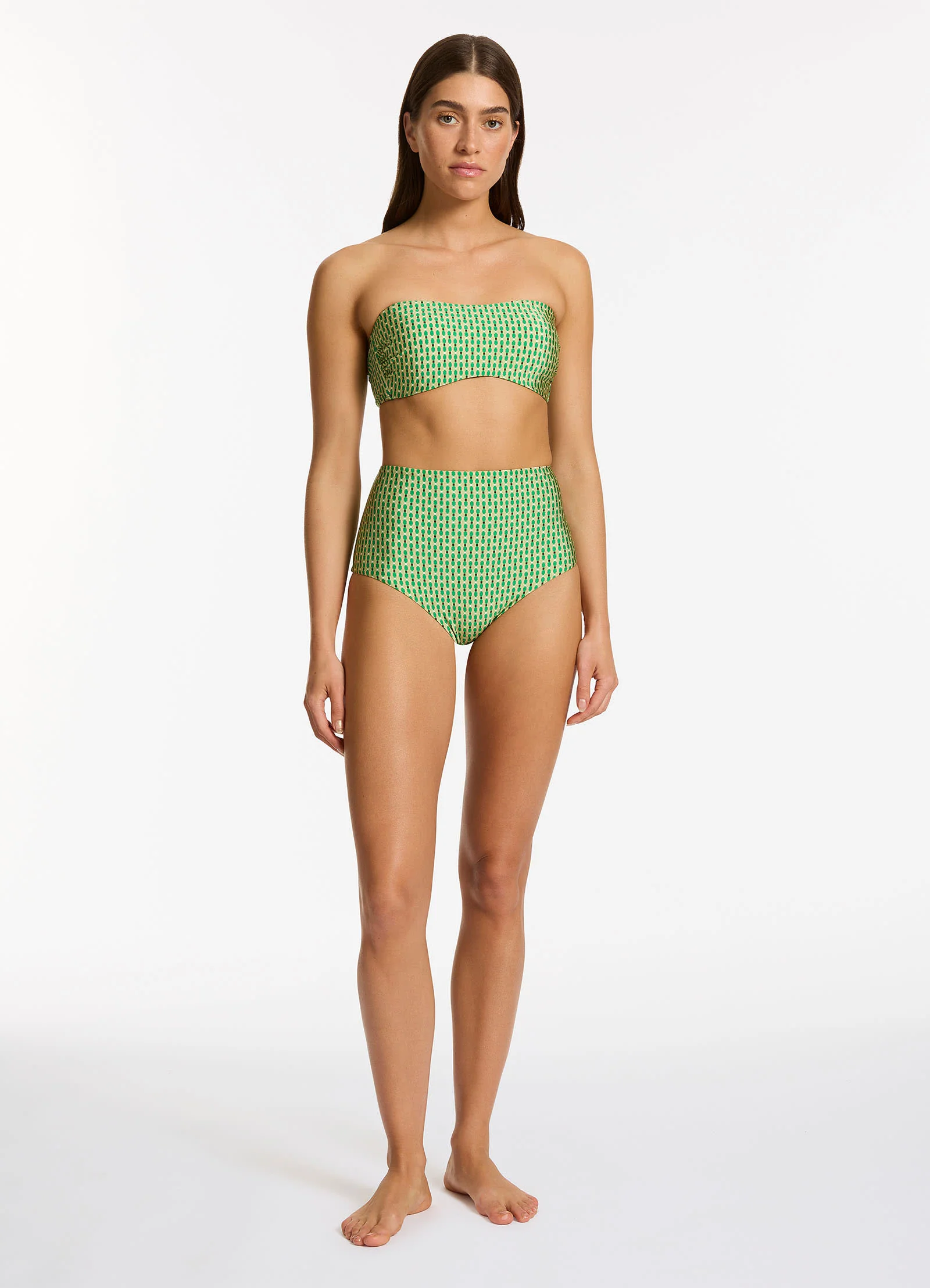 Mattala Geo Moulded Bandeau Bikini Top - Image 4