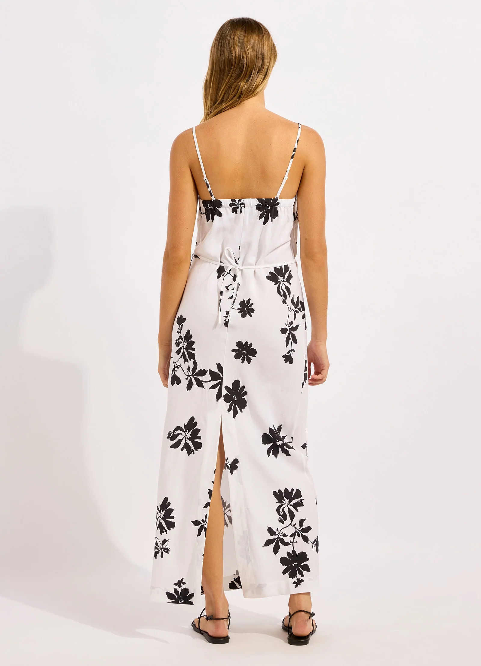 Mayflower Bias Cut Column Maxi Dress - Image 3