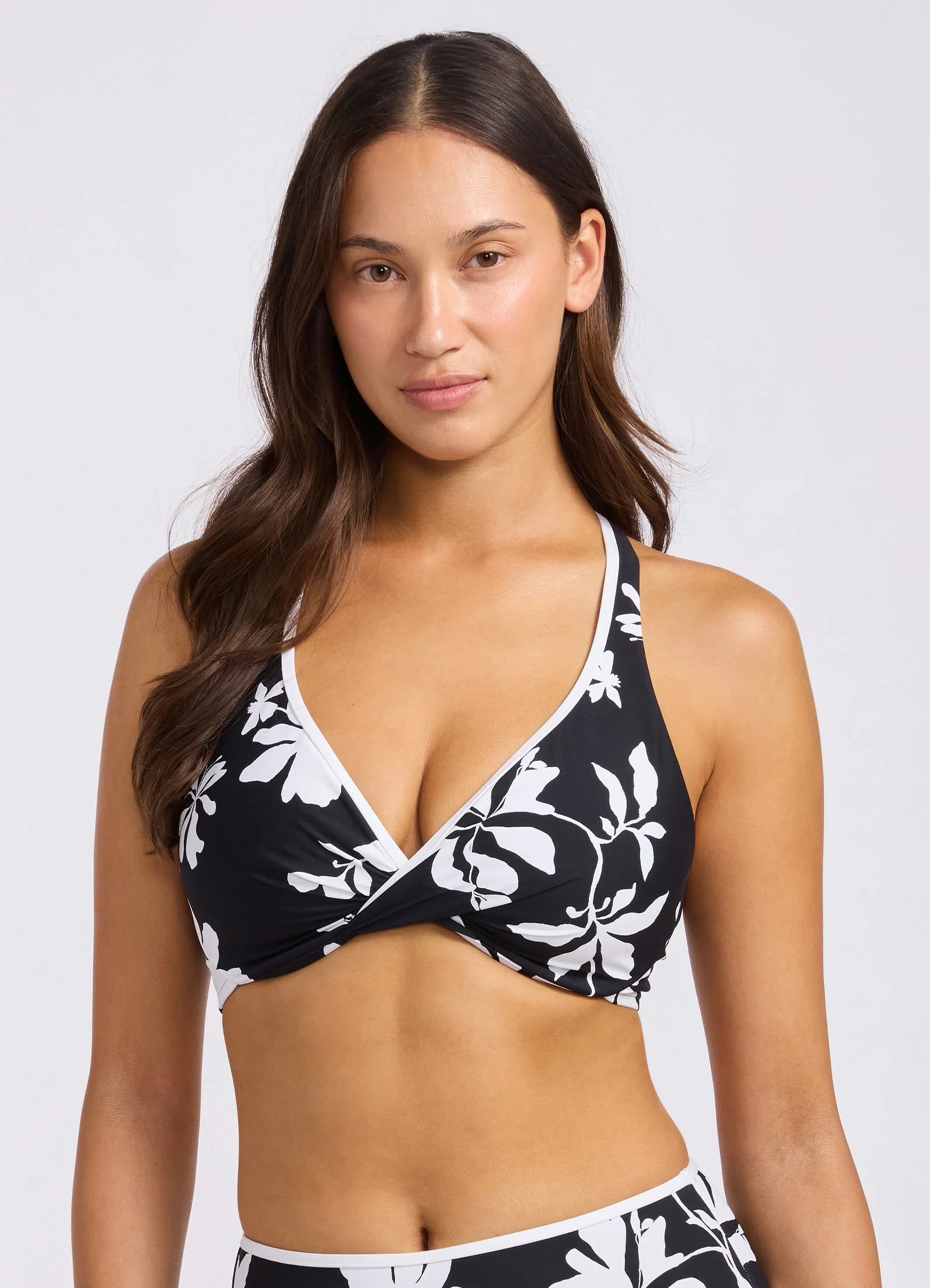 Mayflower Wrap Front F Cup Bikini Top - Image 2