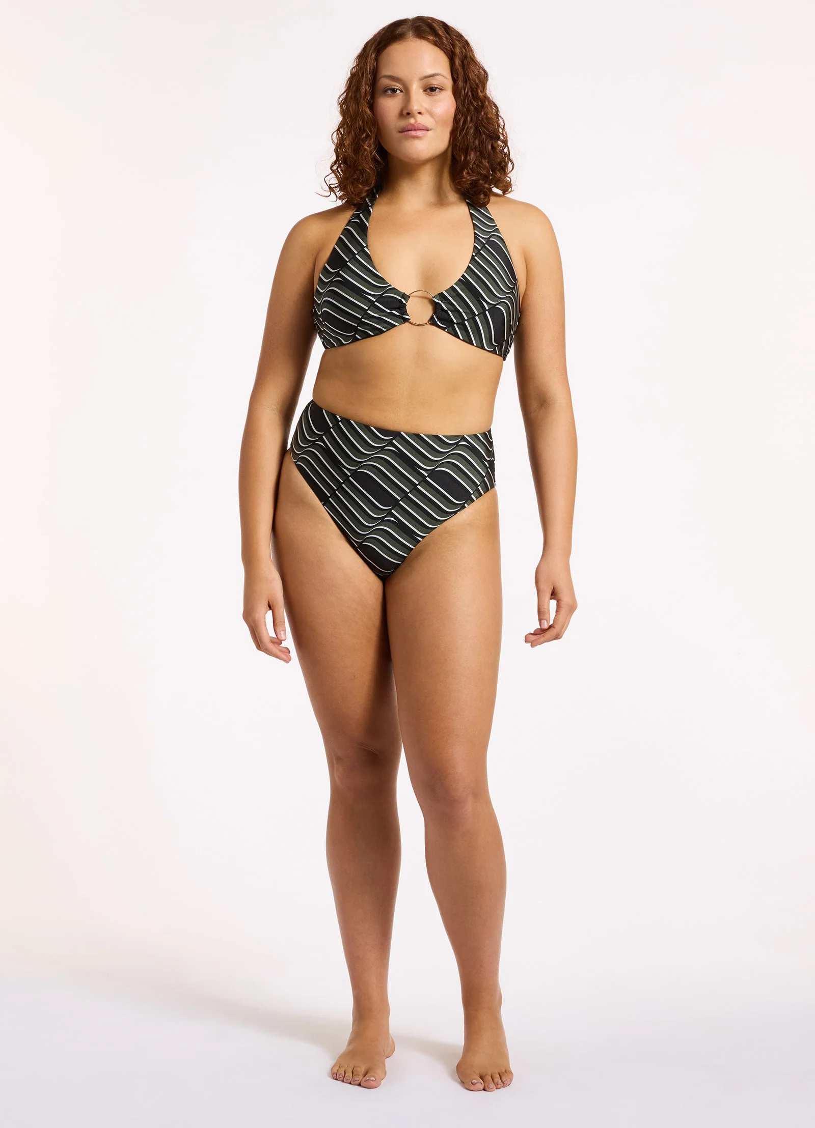 Mirage High Waist High Leg Bikini Bottom - Image 3