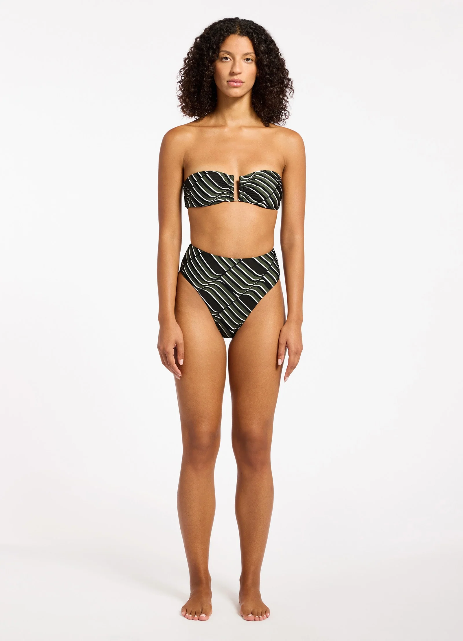 Mirage U Trim Bandeau Bikini Top - Image 4