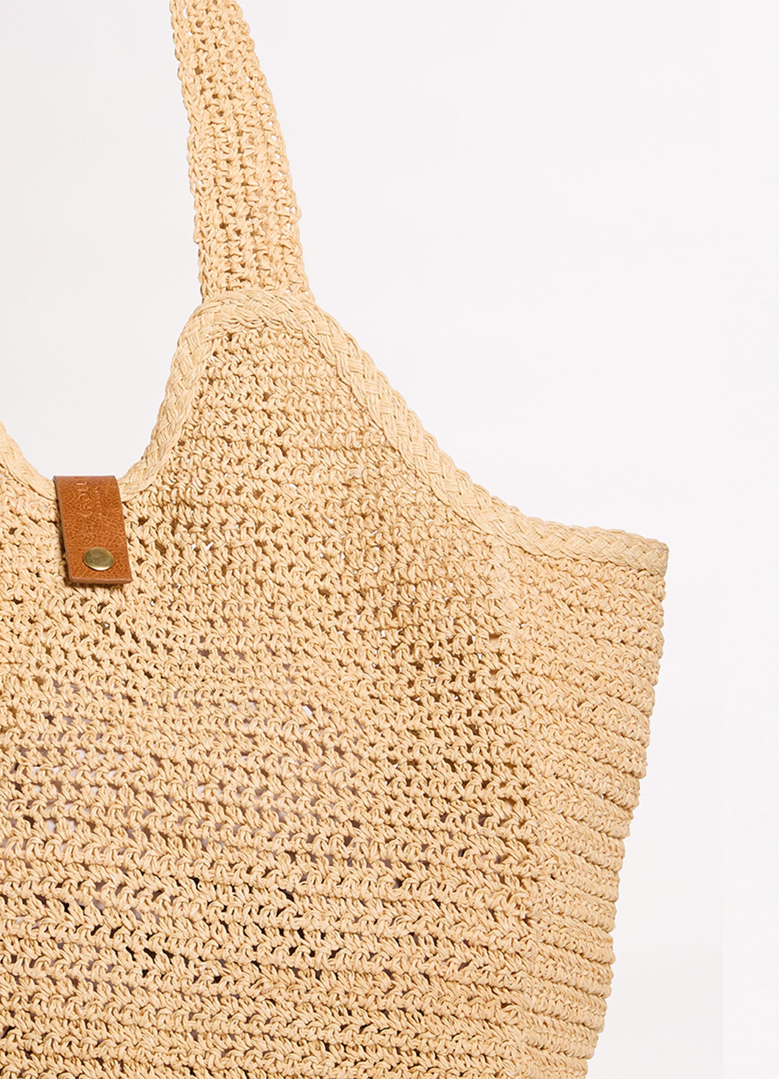 Mirage Woven Tote Bag - Natural - Image 3