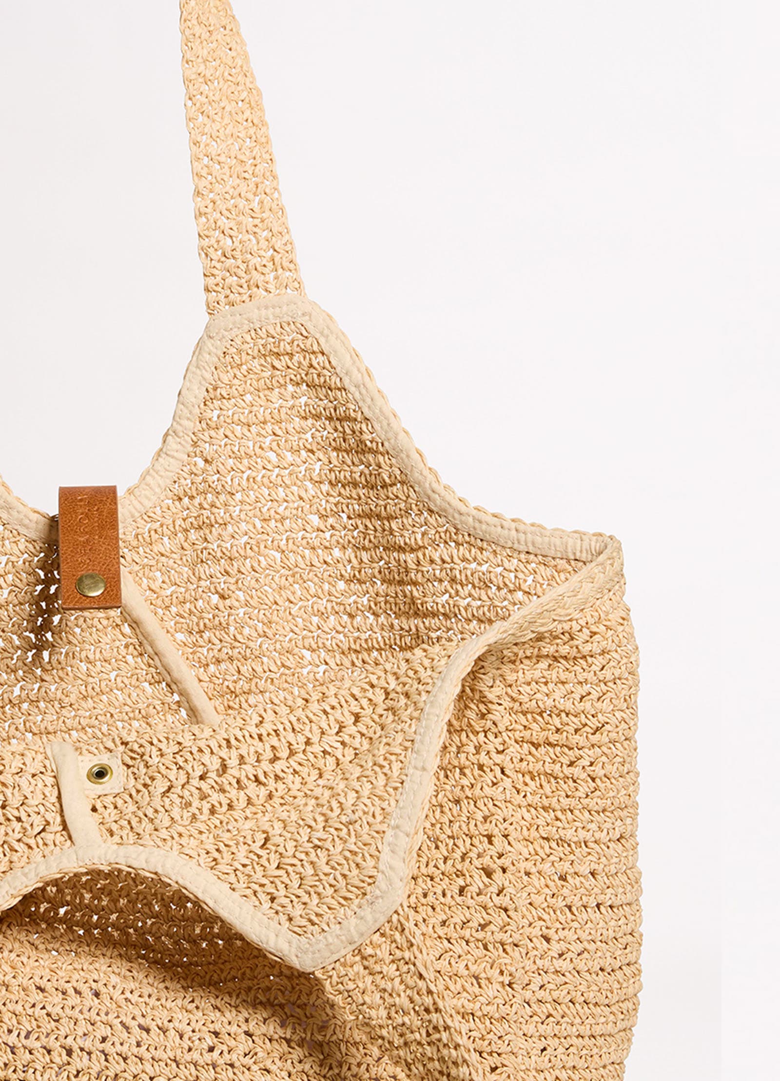 Mirage Woven Tote Bag - Natural - Image 4