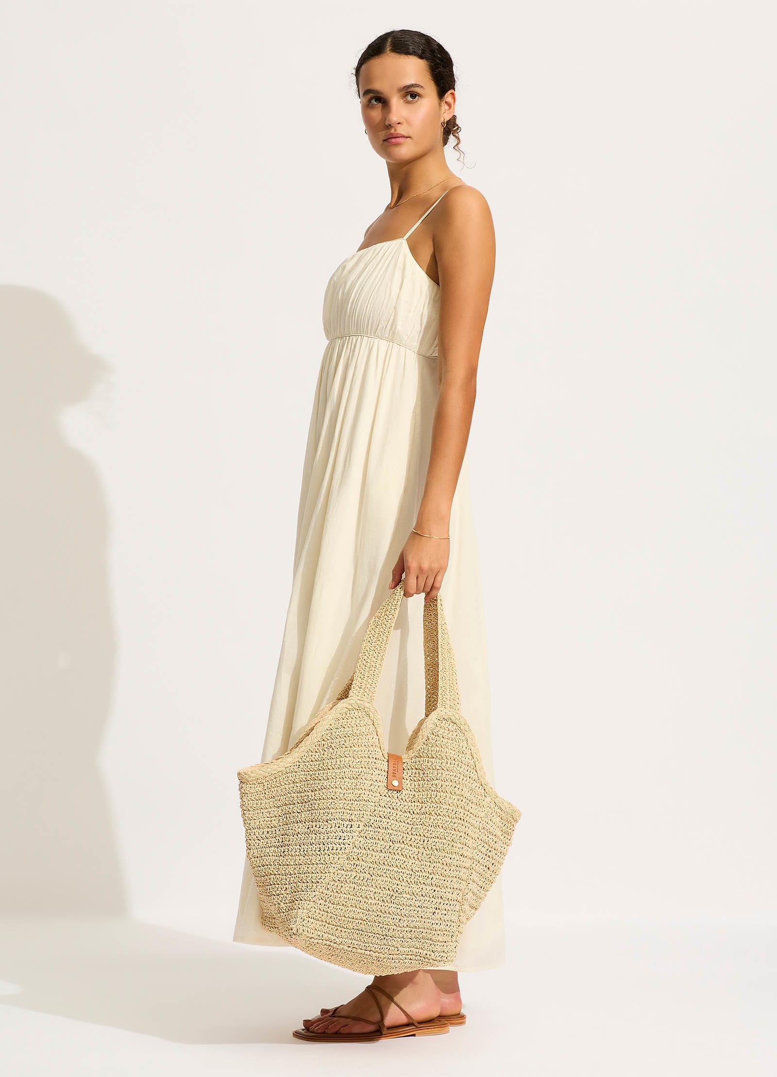 Mirage Woven Tote Bag - Natural - Image 5