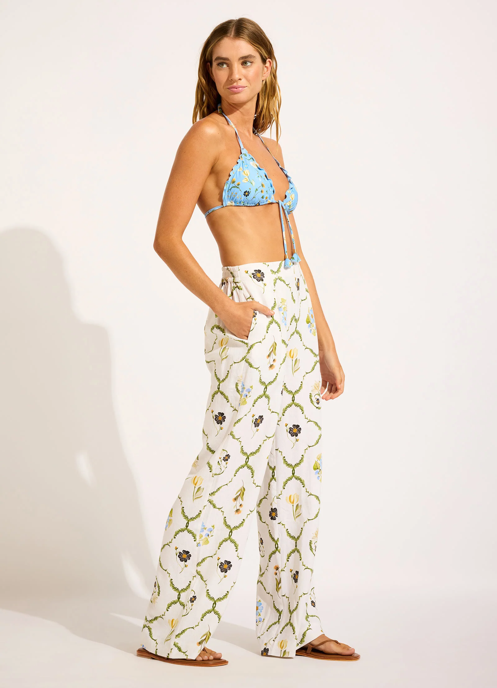 Modern Romance Tailored Wide Leg Pant - Image 3