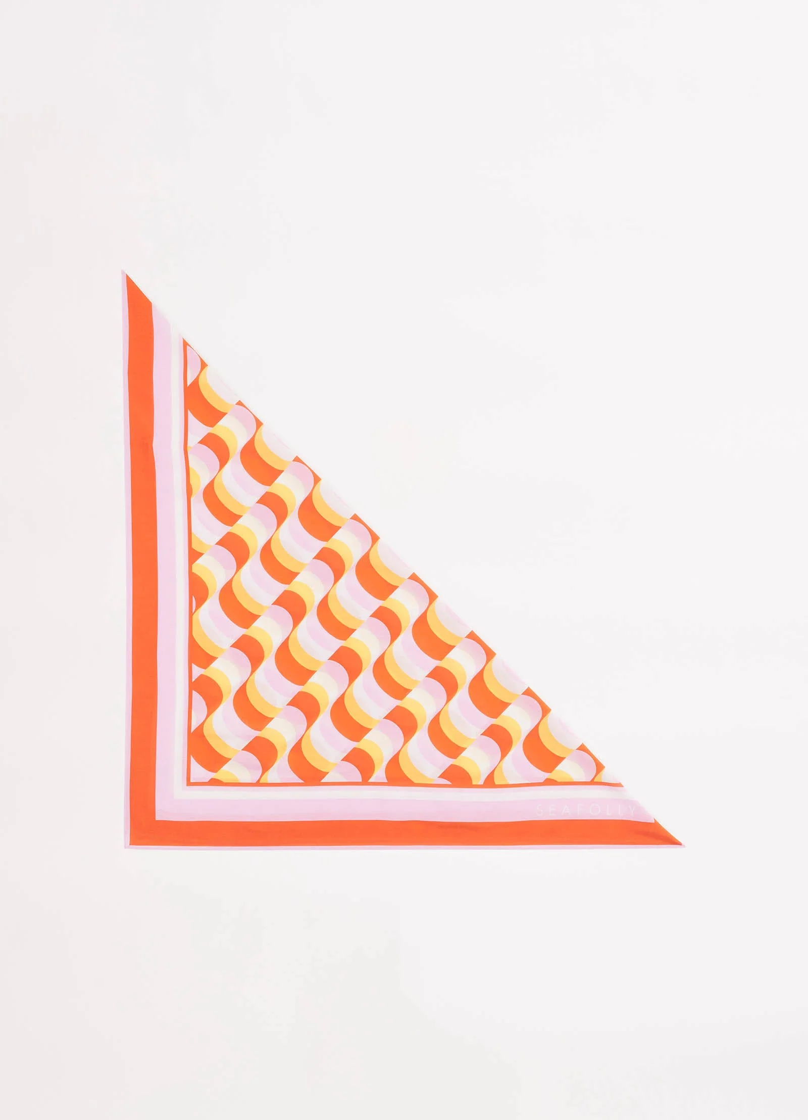 Modern Take Scarf - Mandarin - Image 3