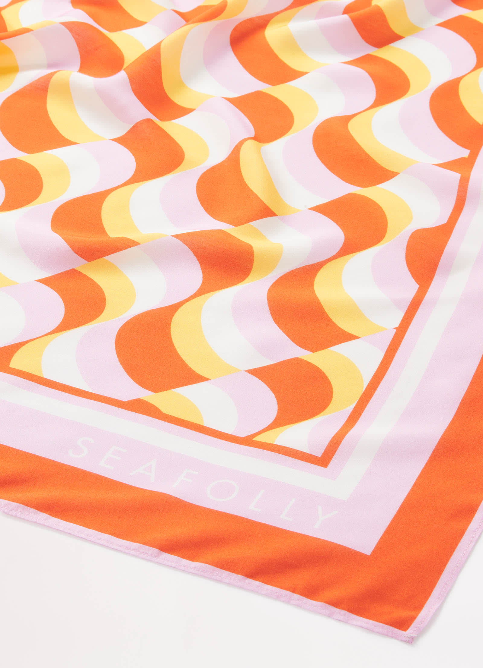 Modern Take Scarf - Mandarin - Image 4