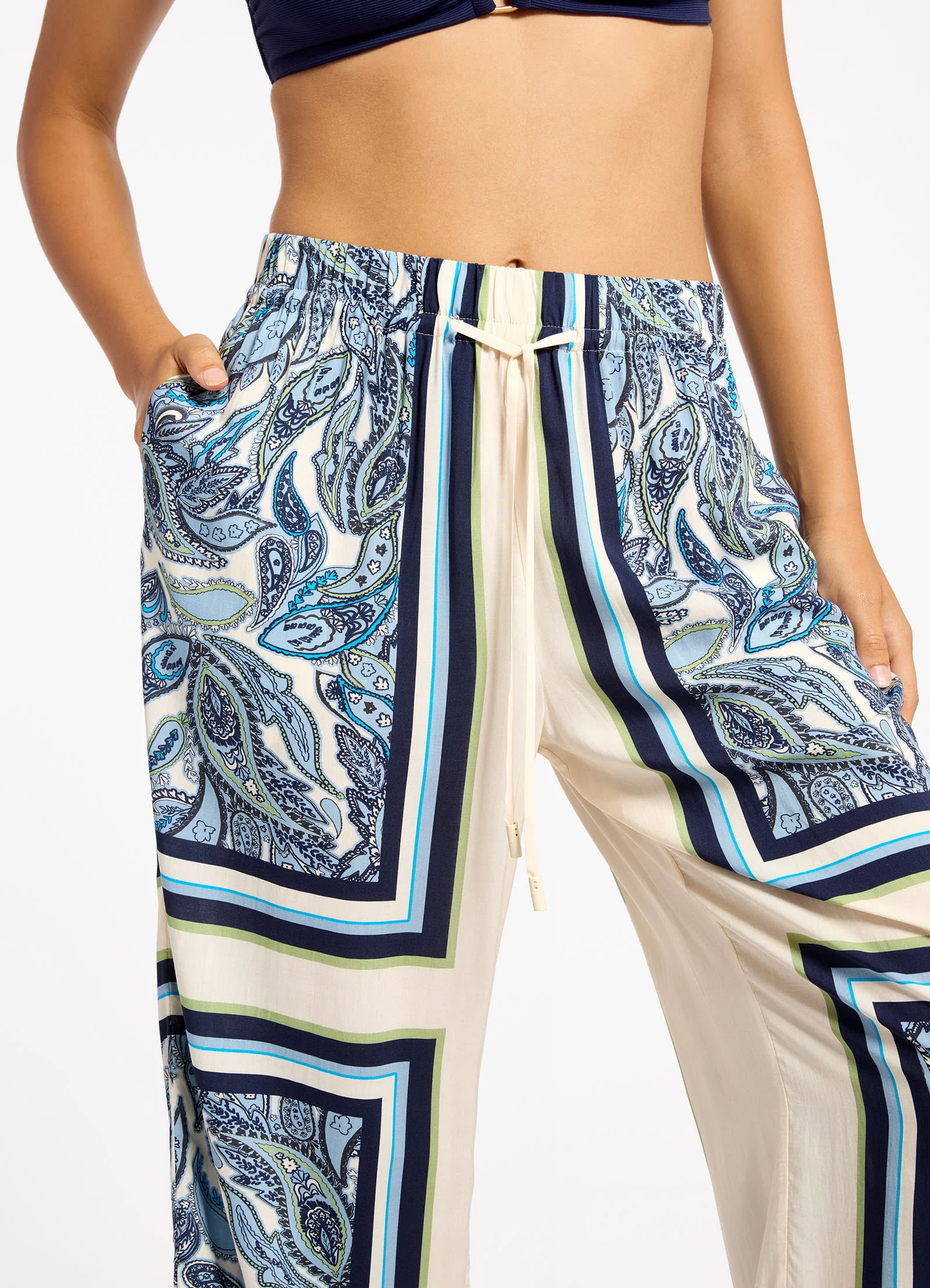 Oasis Paisley Relaxed Pant - Image 4