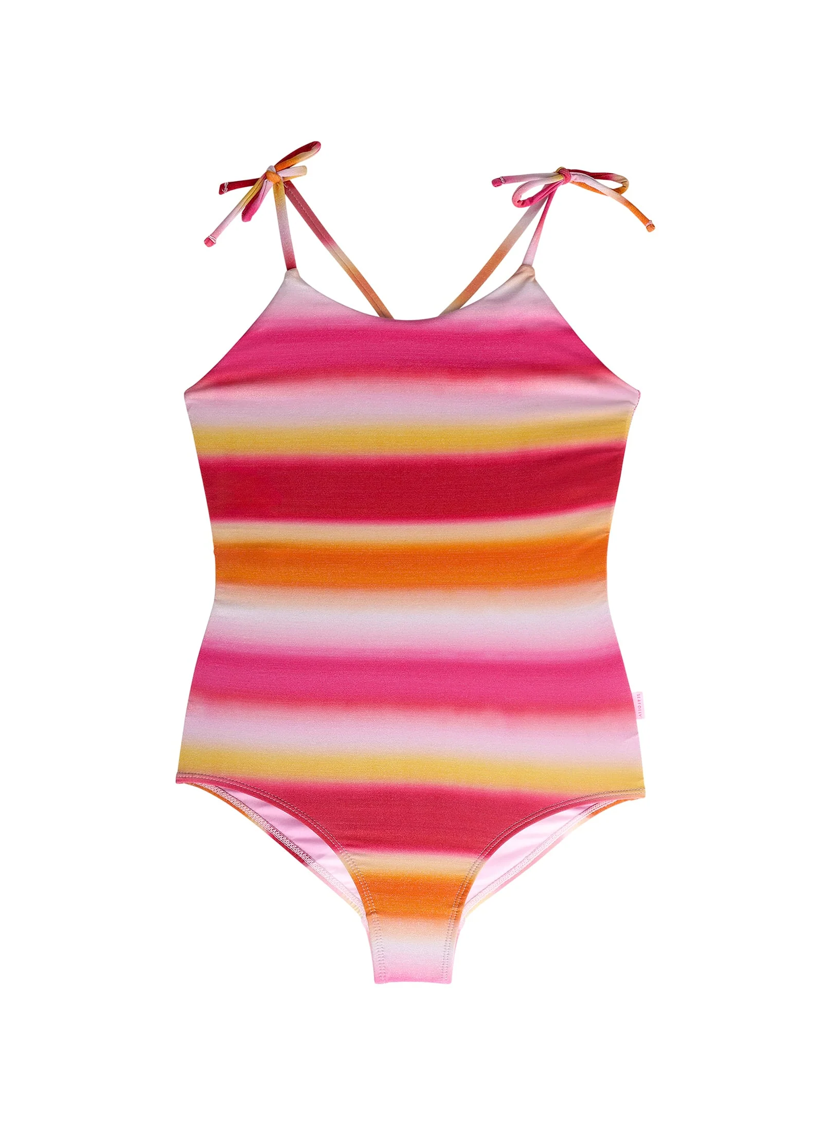 Ombre Cut Out One Piece - Ombre Red - Image 2