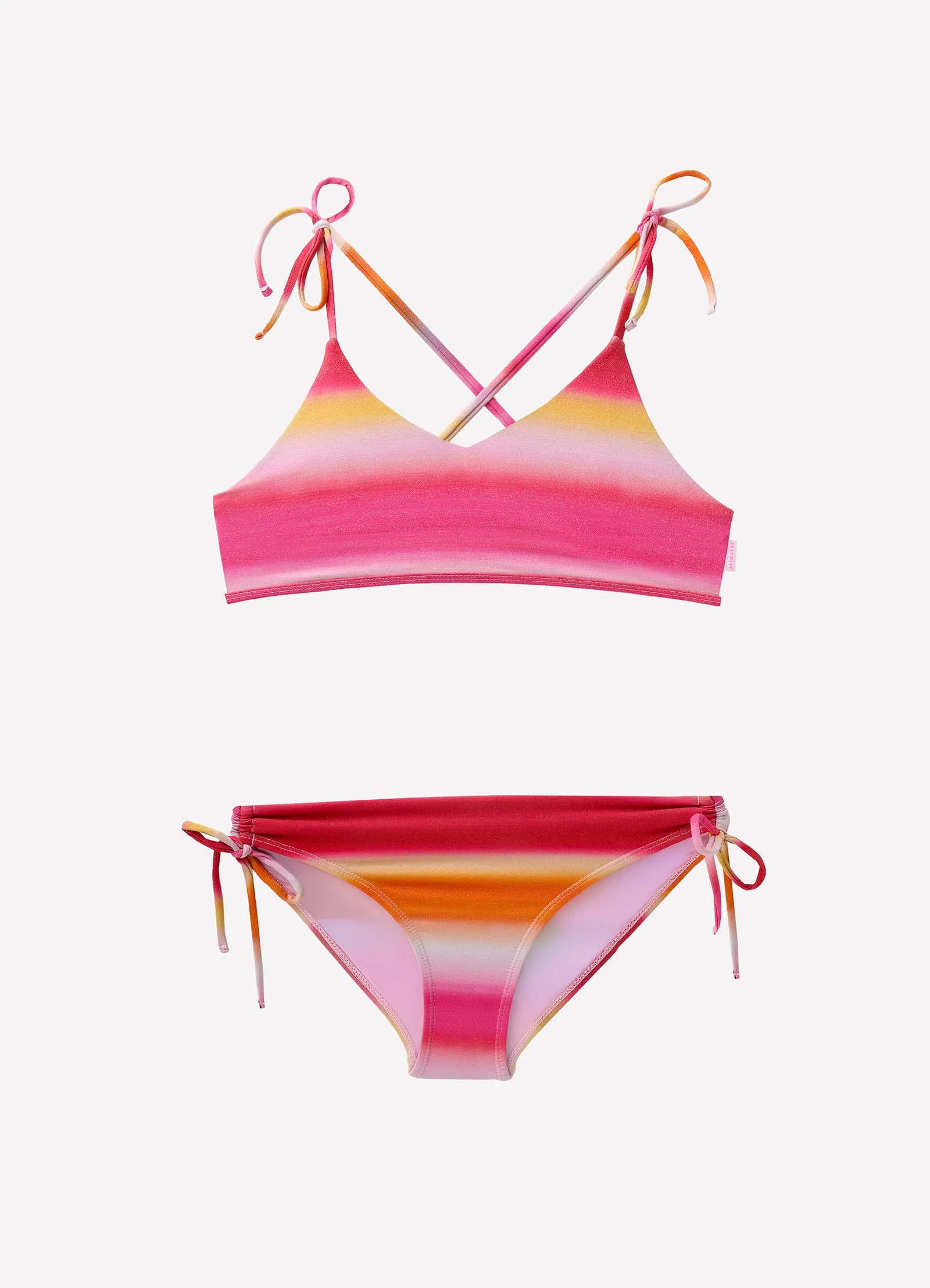 Ombre Tie Bikini - Ombre Red - Image 2