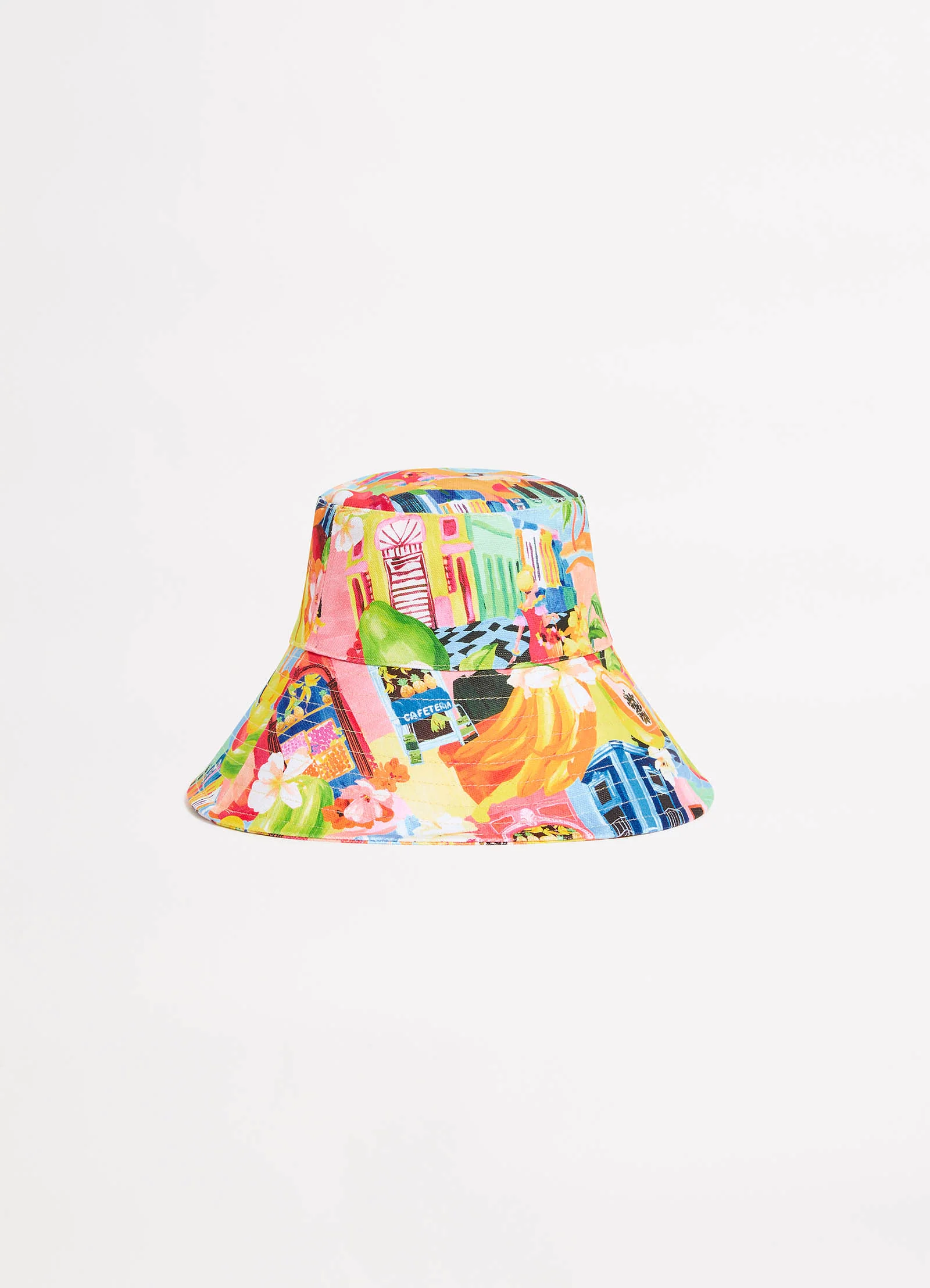 Oversized Bucket Hat - Turquoise - Image 2