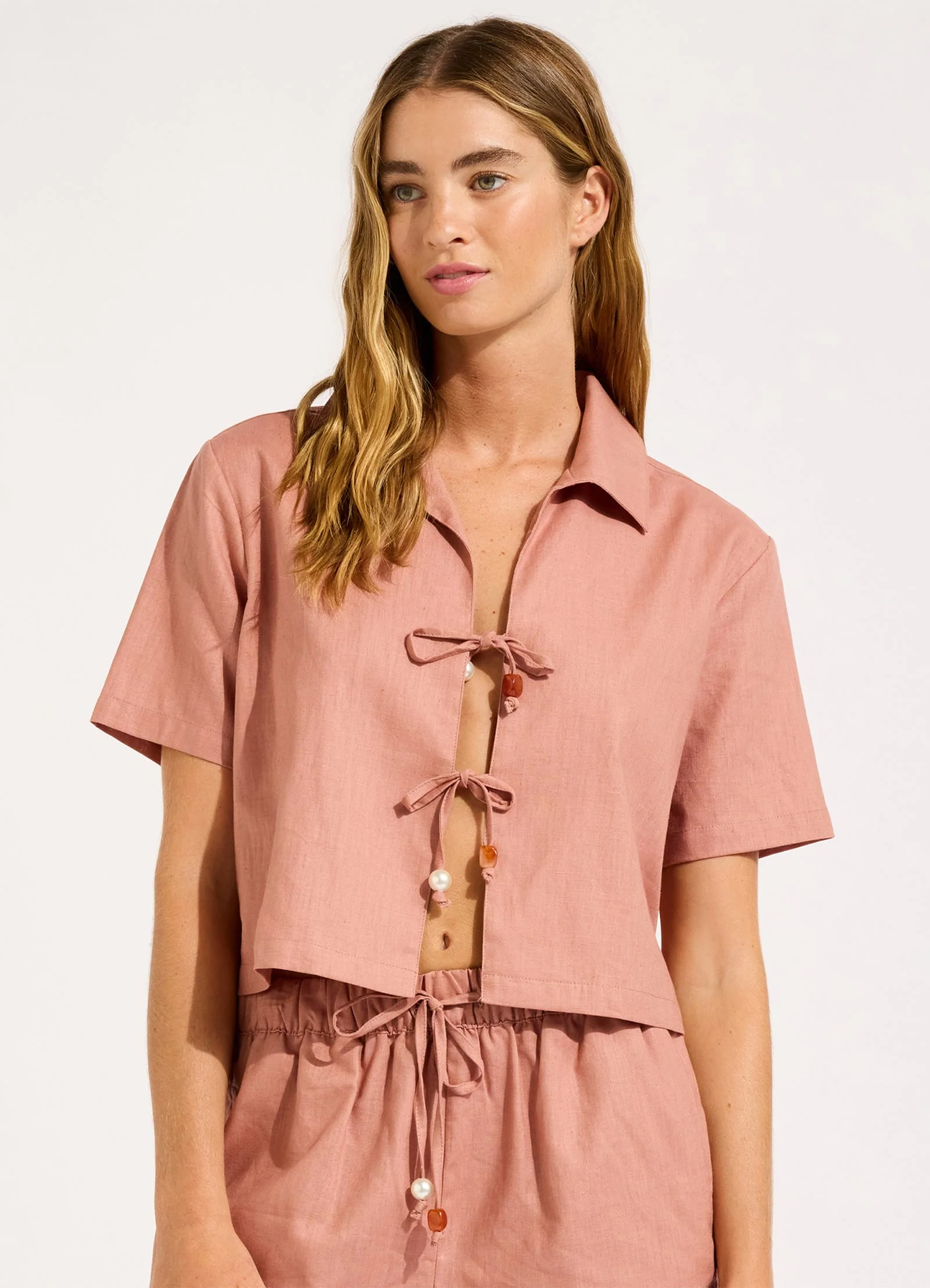 Palermo Tie Front Shirt - Image 2