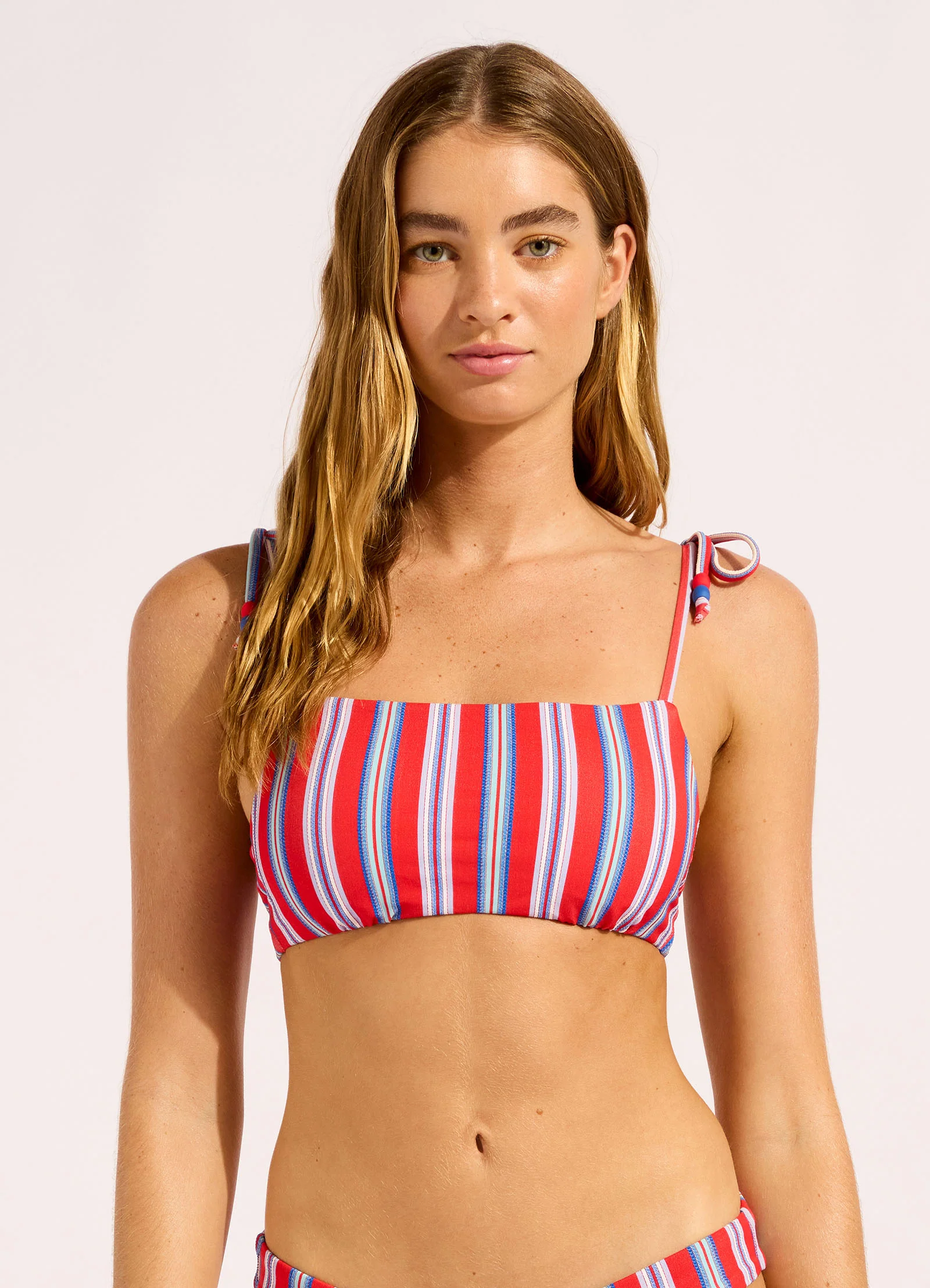 Positano Scoop Neck Tank Bikini Top - Image 2