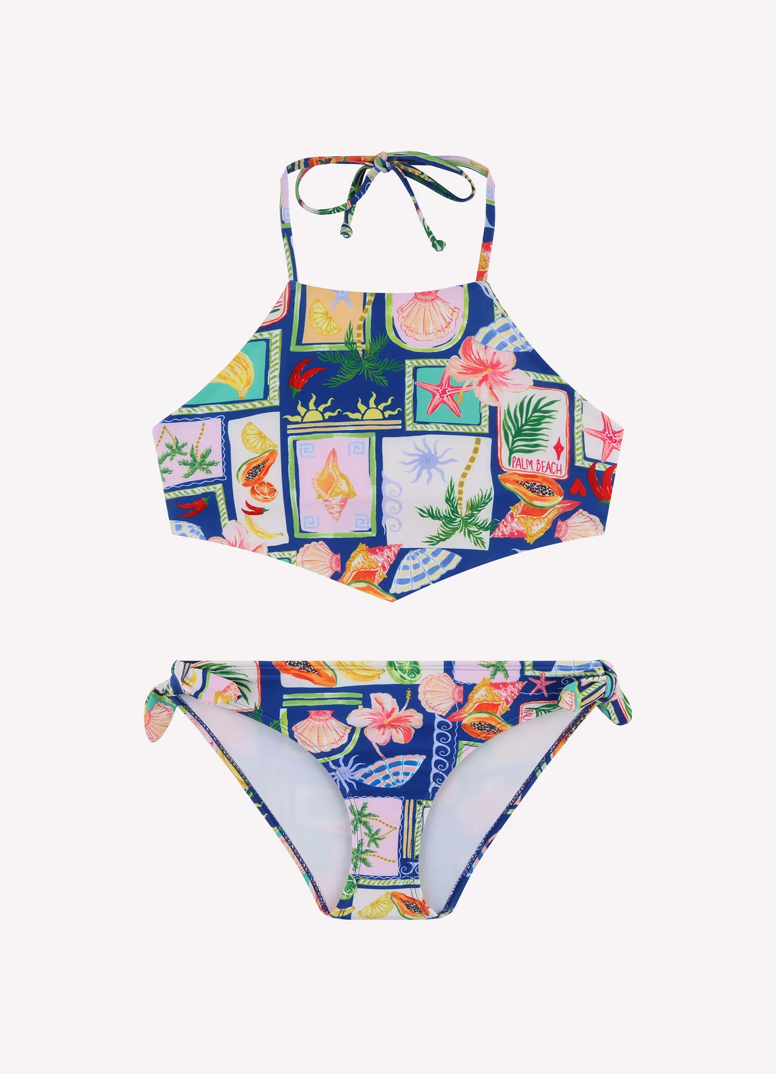 Postcards Scarf Bikini Set - Postcards - Image 2