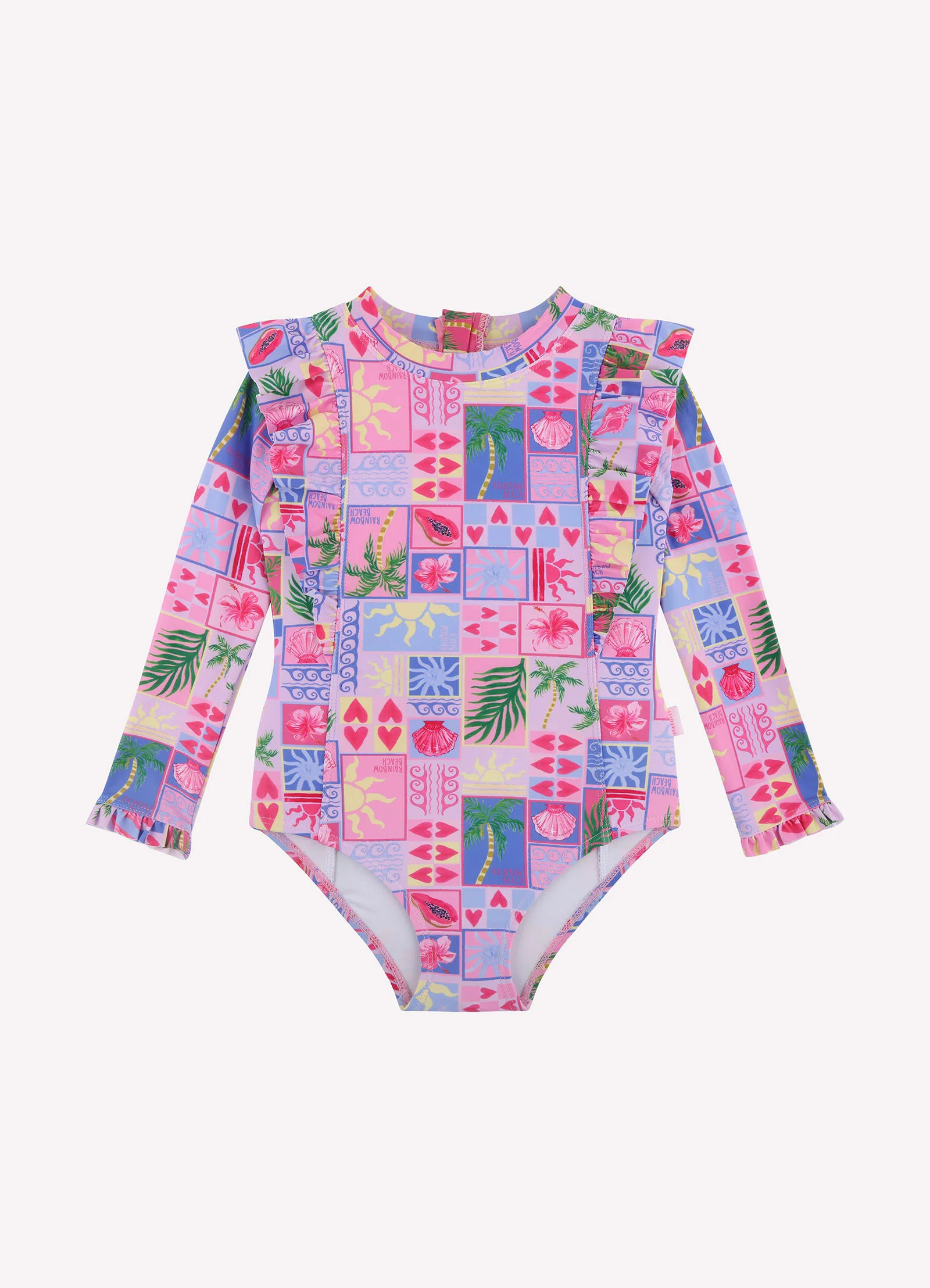 Rainbow Beach Frill Sunsuit - - Image 2