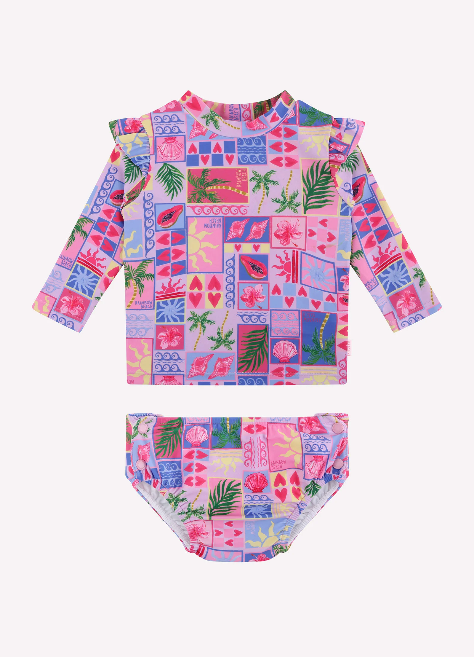 Rainbow Beach Rashie Set - Rainbow Beach - Image 2