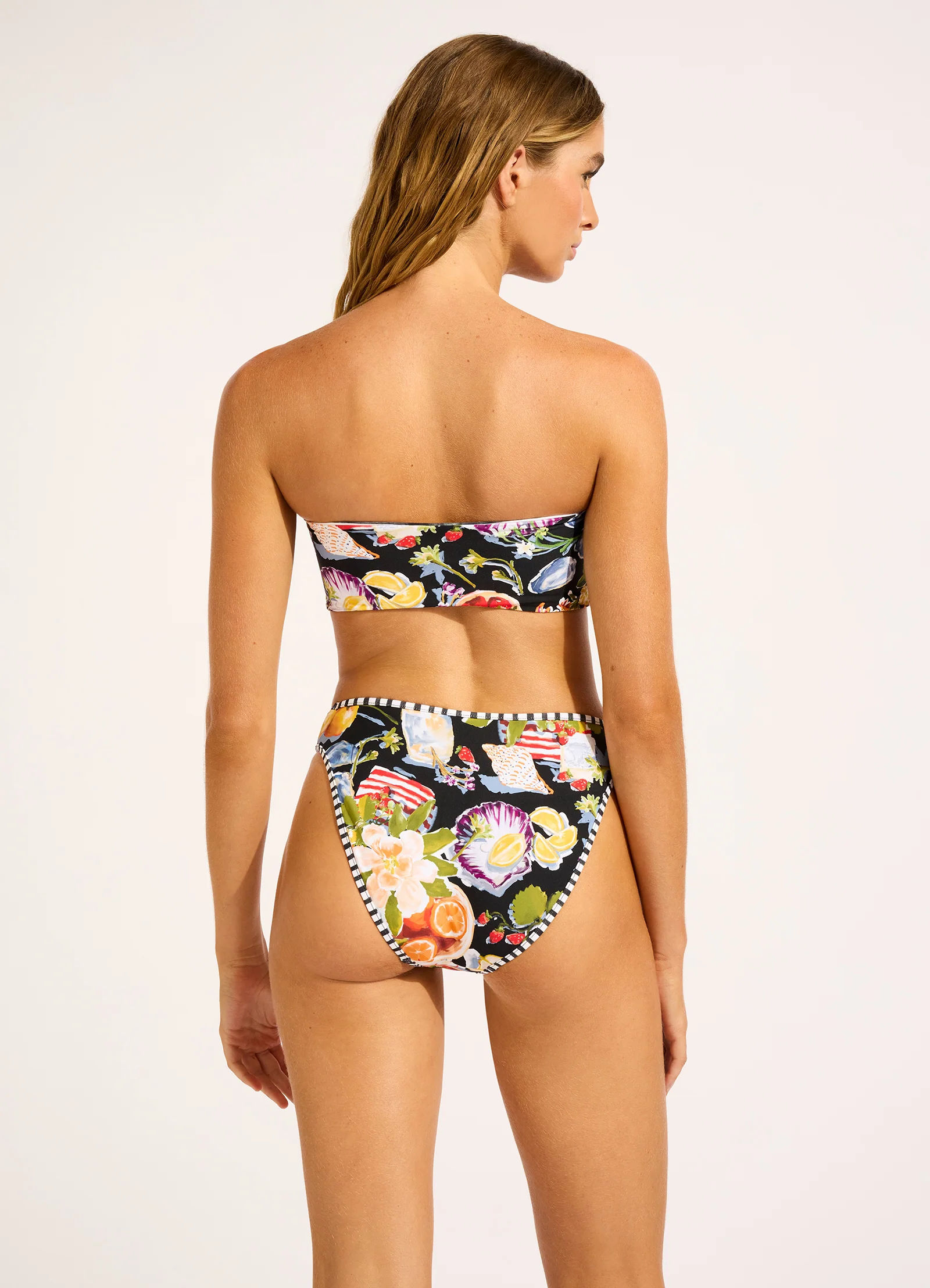 Riviera Coast Reversible Tube Top Bikini Top - Image 4