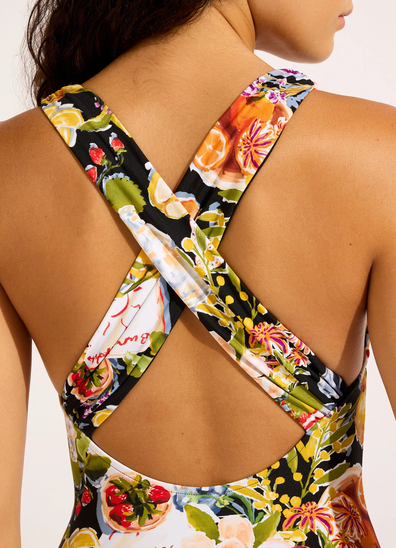 Riviera Coast V Neck One Piece Swimsuit - Image 4