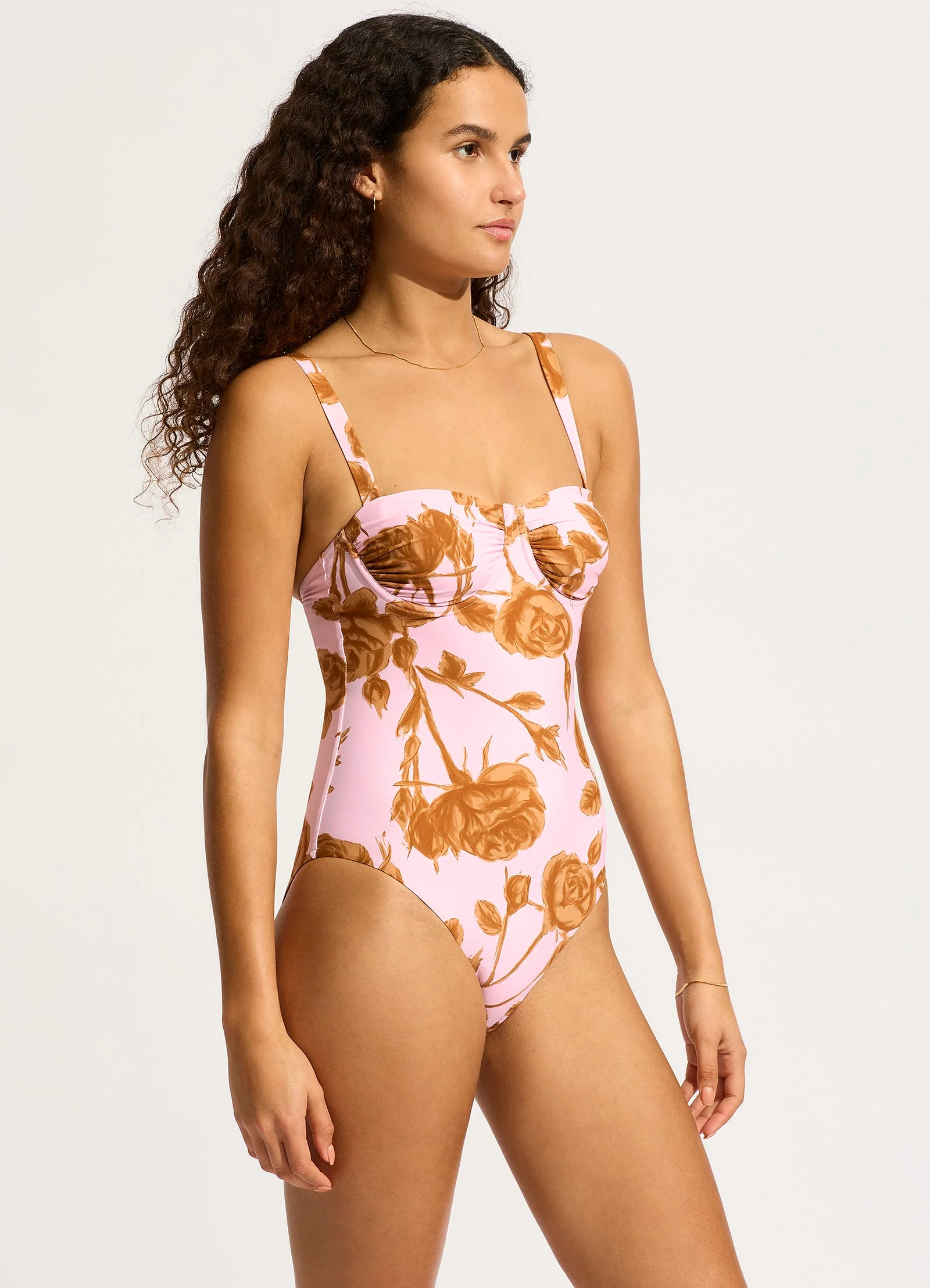 Rococo Ruched Underwire One Piece - Blossom - Image 2