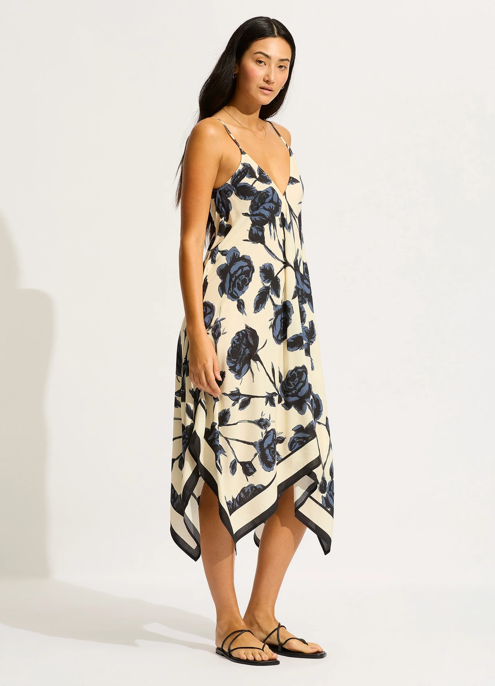 Rococo Scarf Dress - Black - Image 2