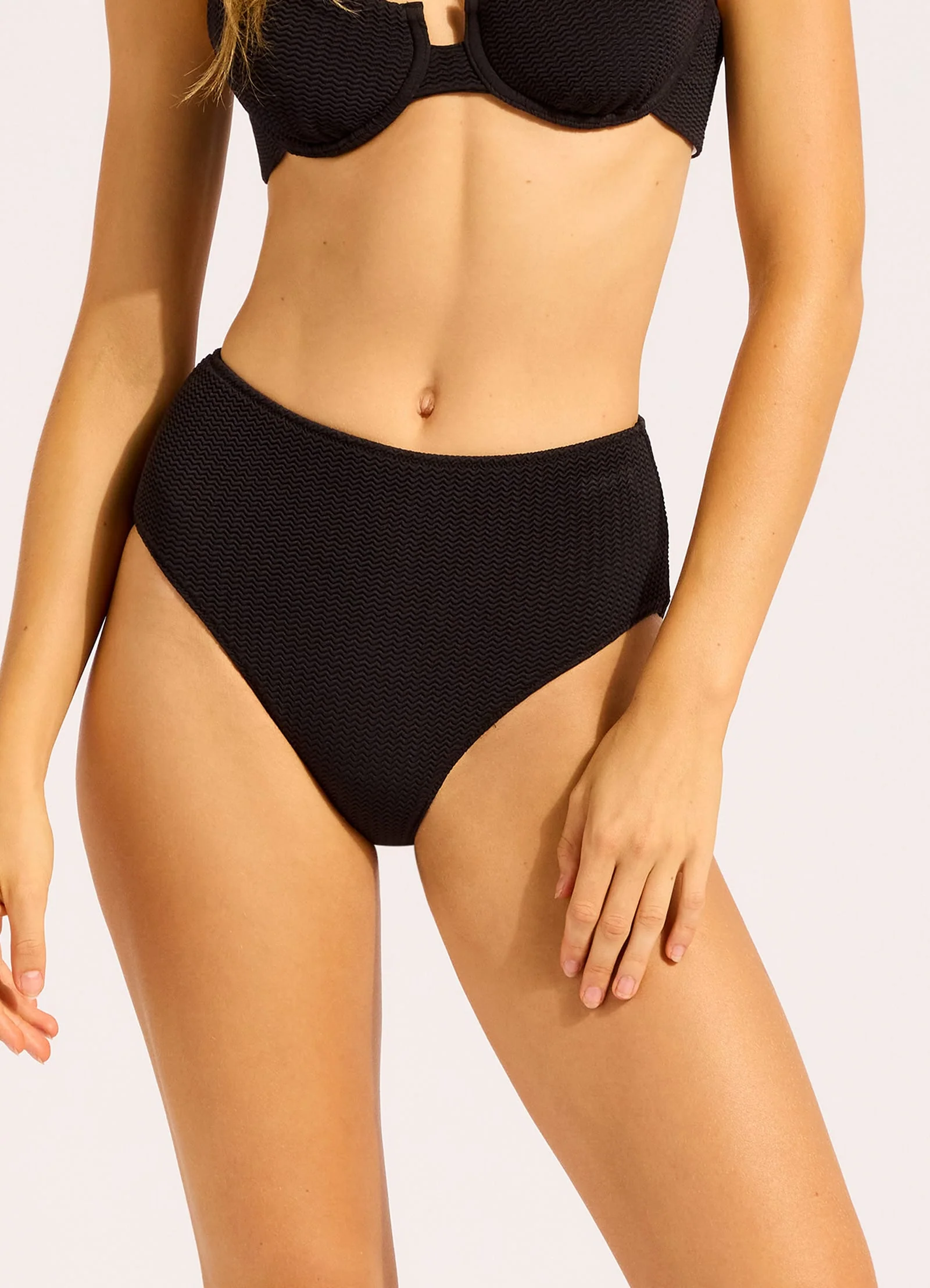 Sea Dive High Waist Bikini Bottom - Image 2