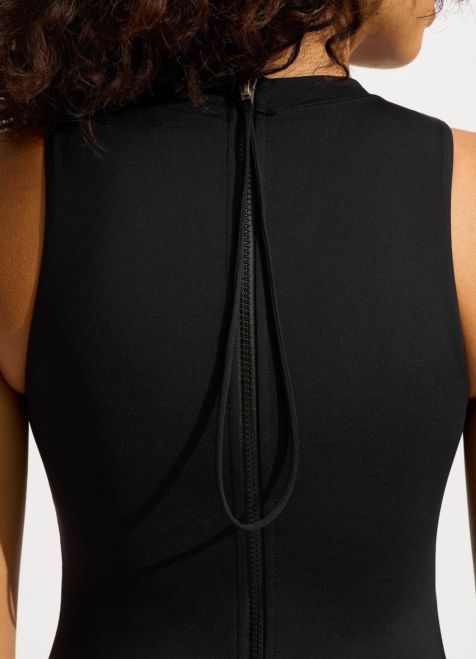 Seafolly Collective Boyleg Zip One Piece - Black - Image 5
