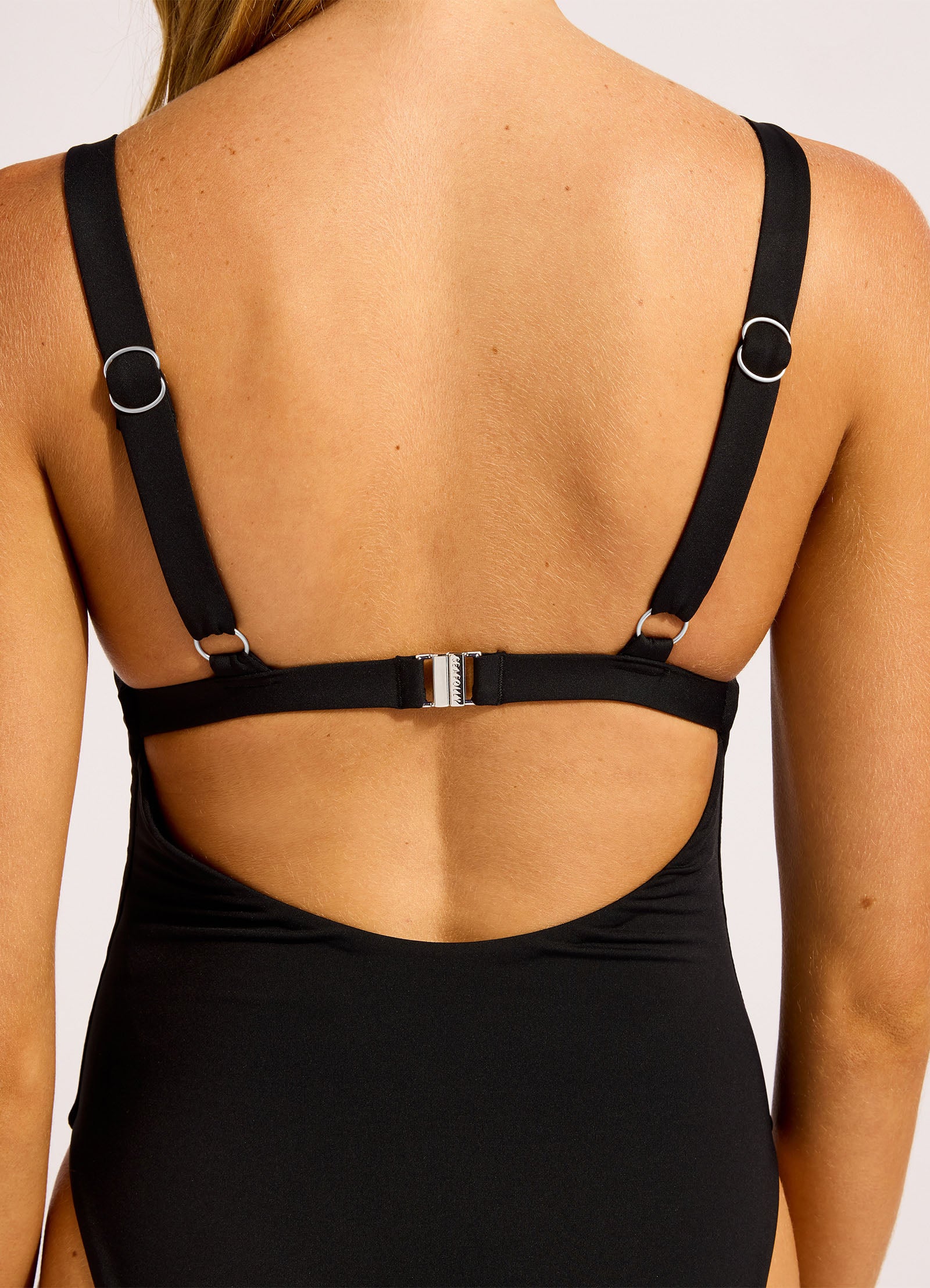 Seafolly Collective Square Neck One Piece Swimsuit - Image 5