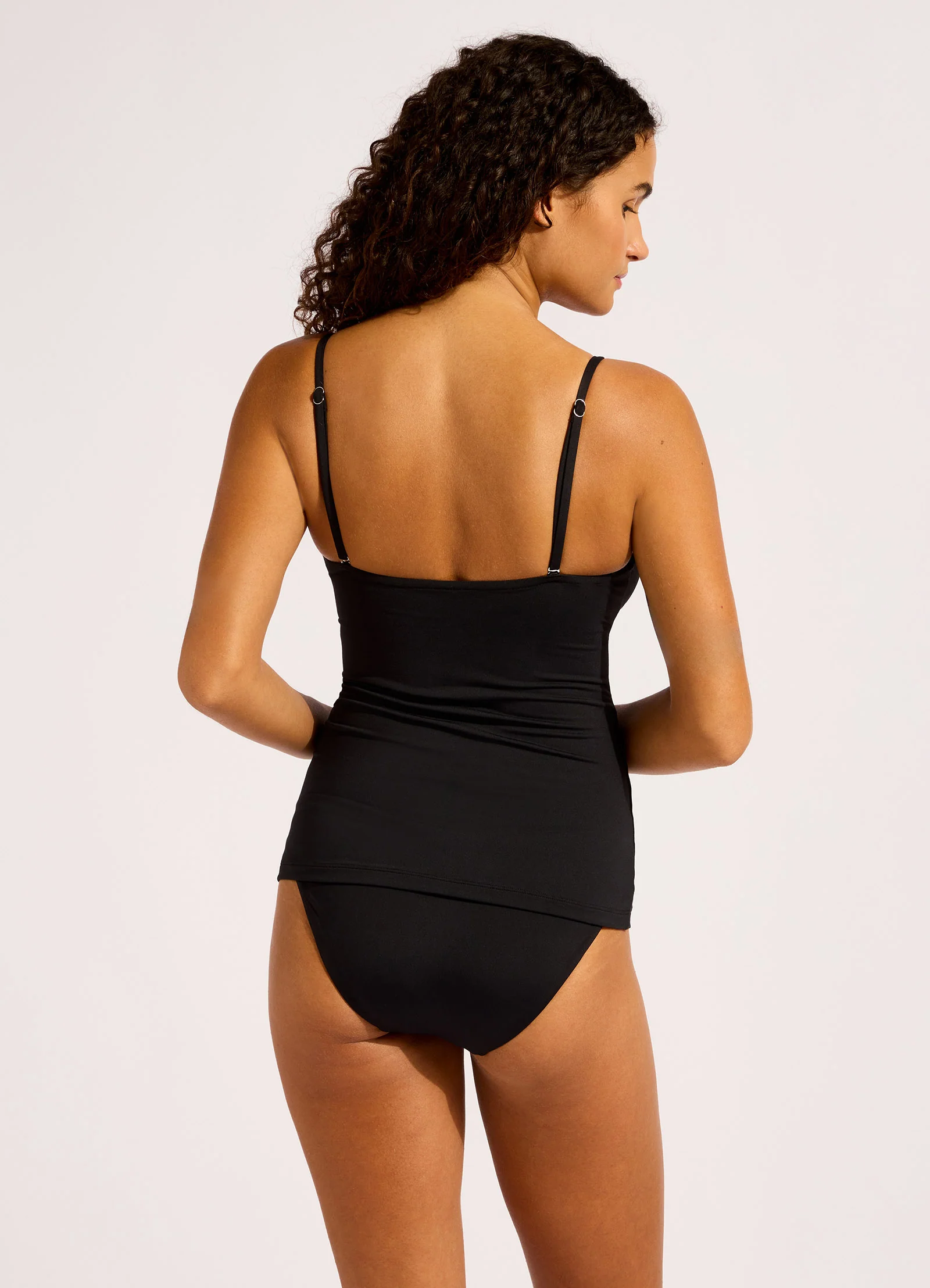 Seafolly Collective Square Neck Tankini Bikini Top - Image 4