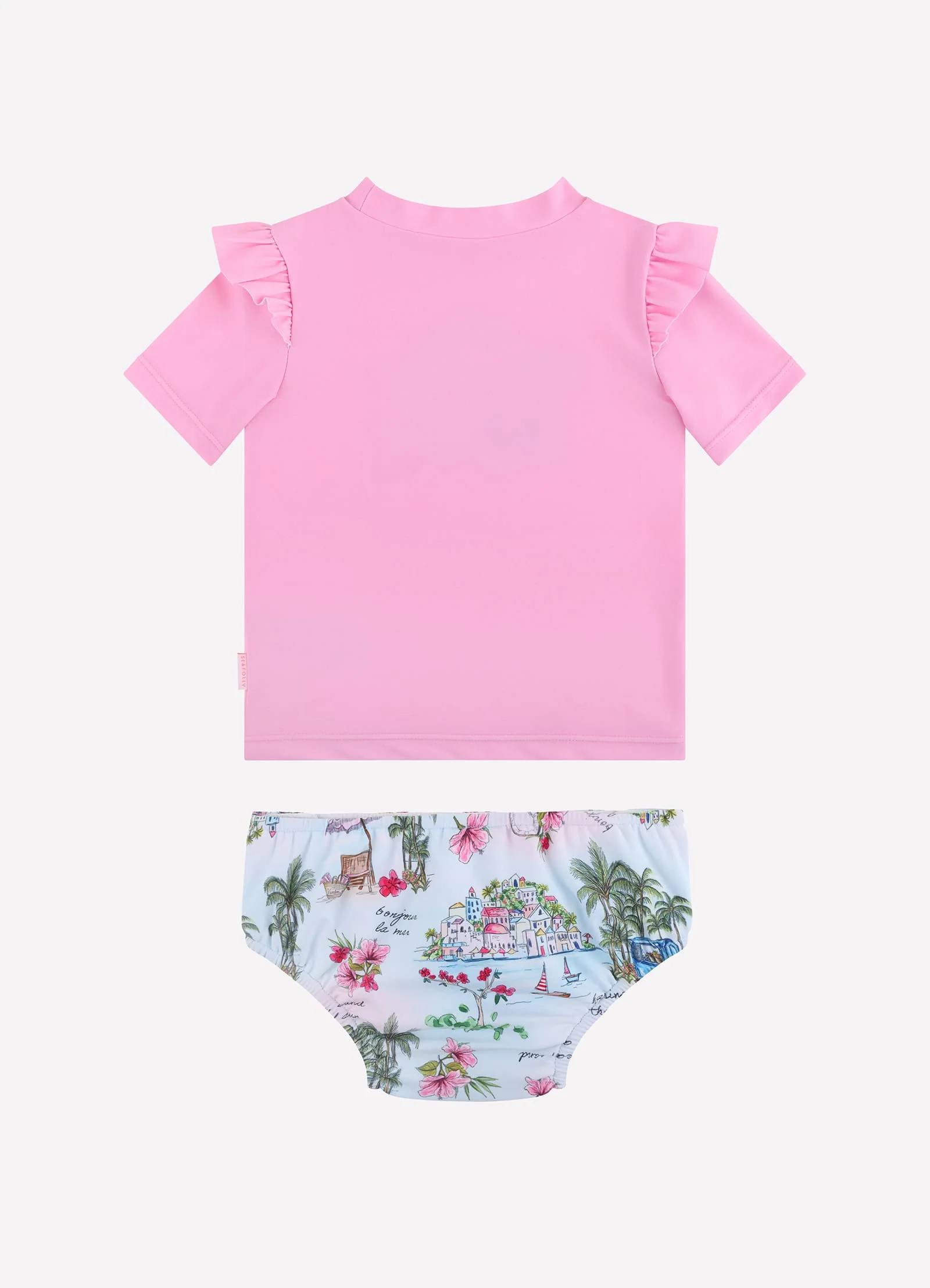 Secret Vacation Frill Rashie Set - Lilac Sachet - Image 3