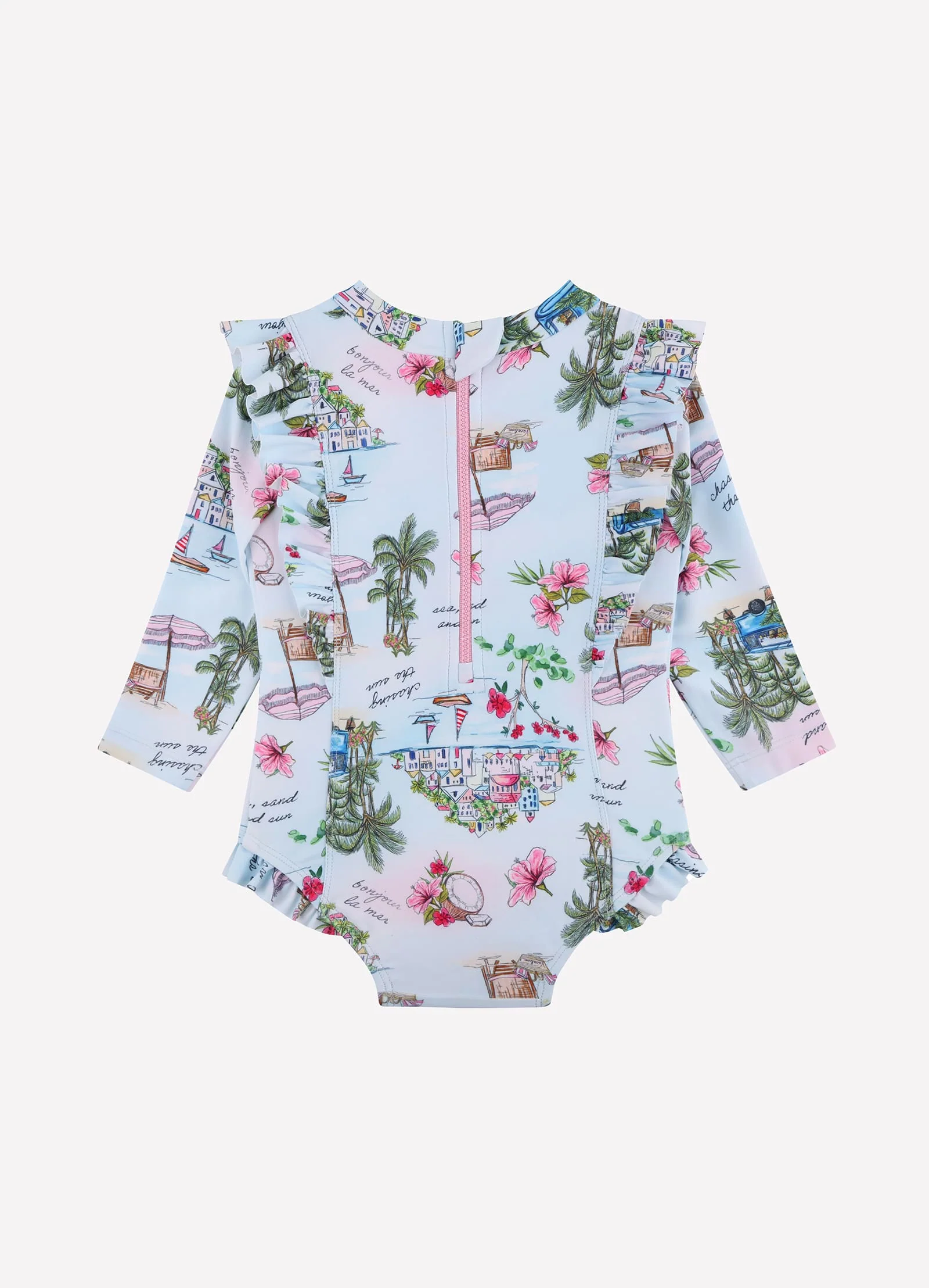 Secret Vacation Frill Sunsuit - Secret Vacay - Image 3