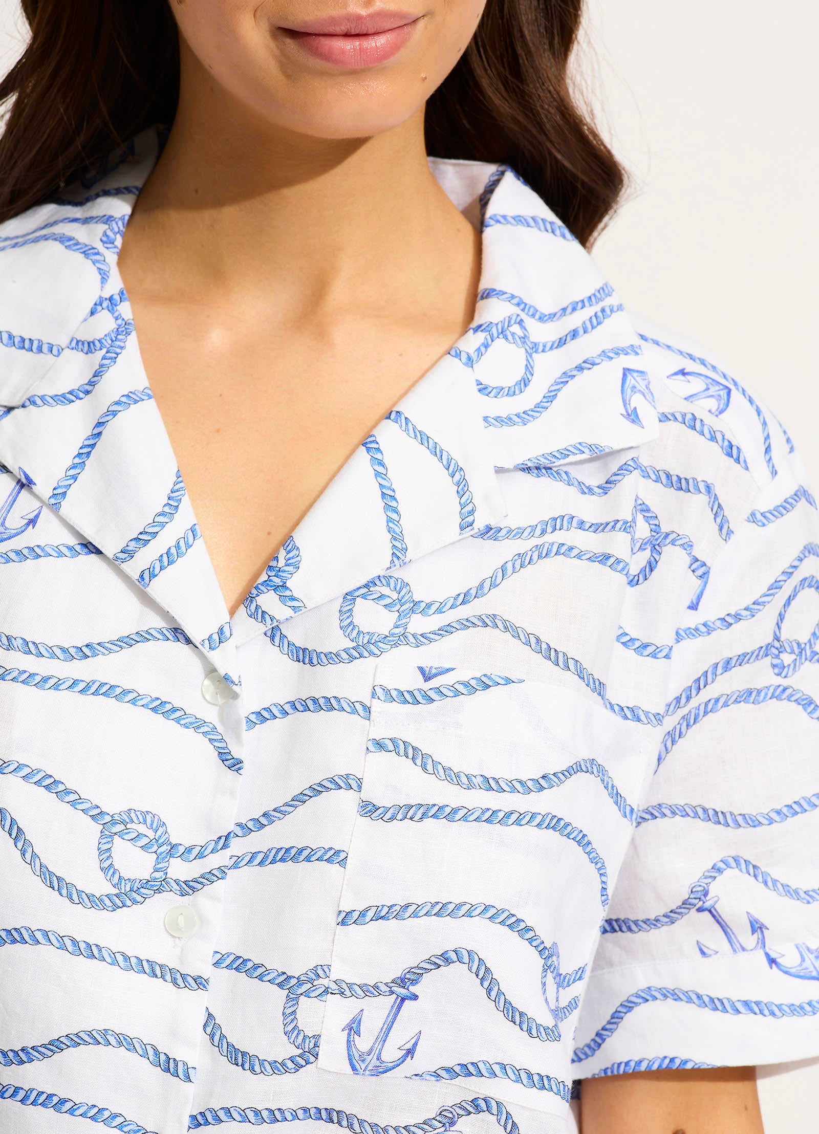 Set Sail Short Sleeve Shirt - White - Image 5