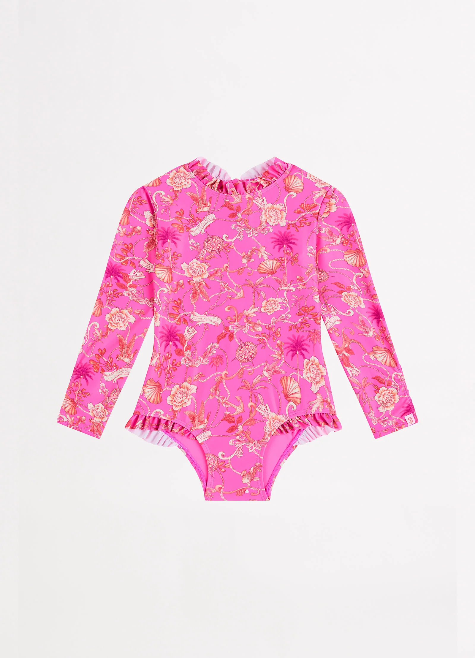 Seven Seas Girls Mini Frill Paddlesuit - Seven Seas - Image 3