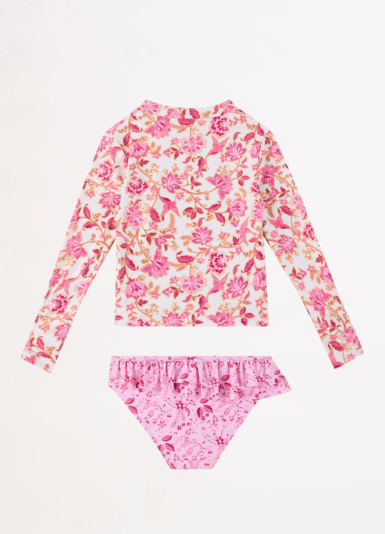 Silk Road Girls Ruffle Brief Surf Set - Spice - Image 3