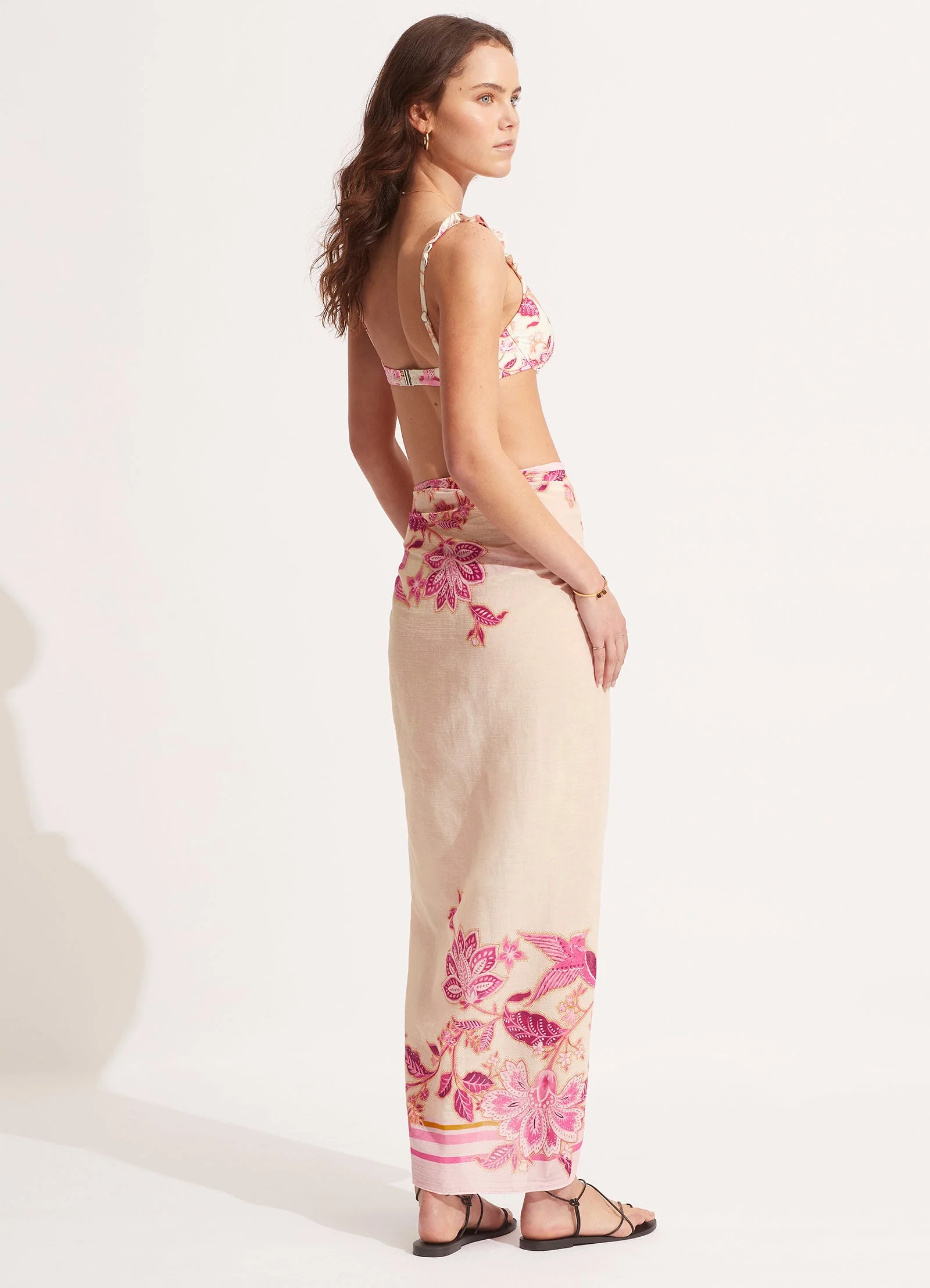 Silk Road Sarong - Parfait Pink - Image 3