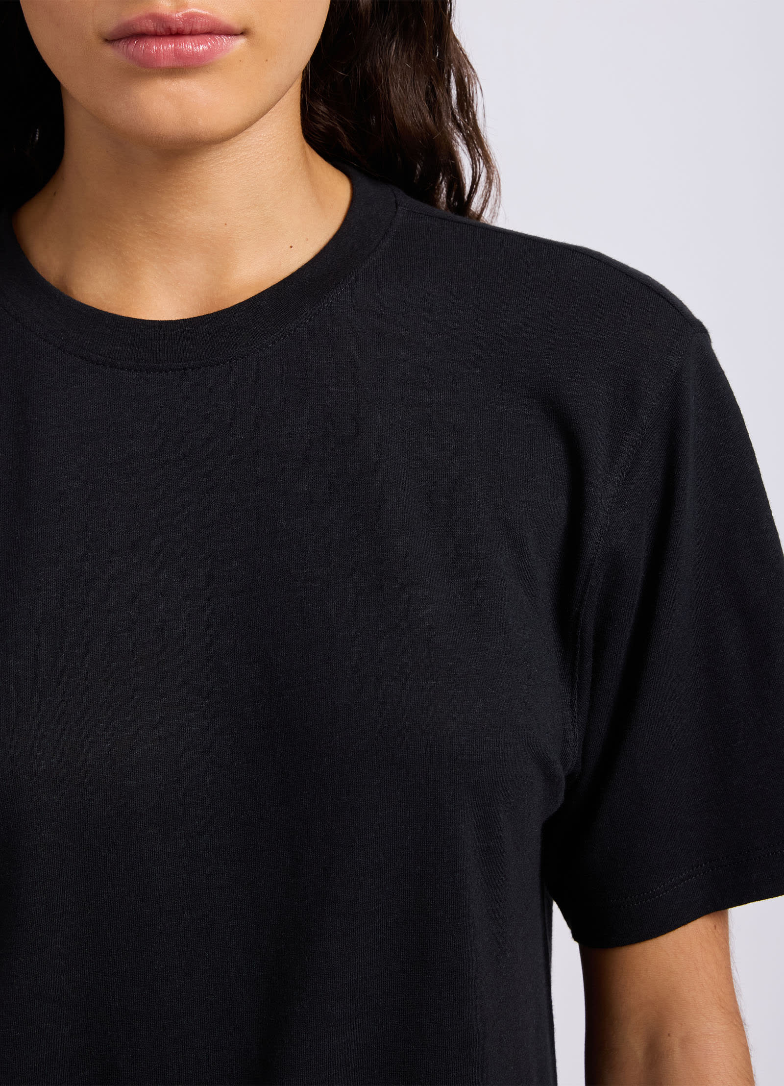 Slub Linen Boyfriend T-Shirt - Image 5