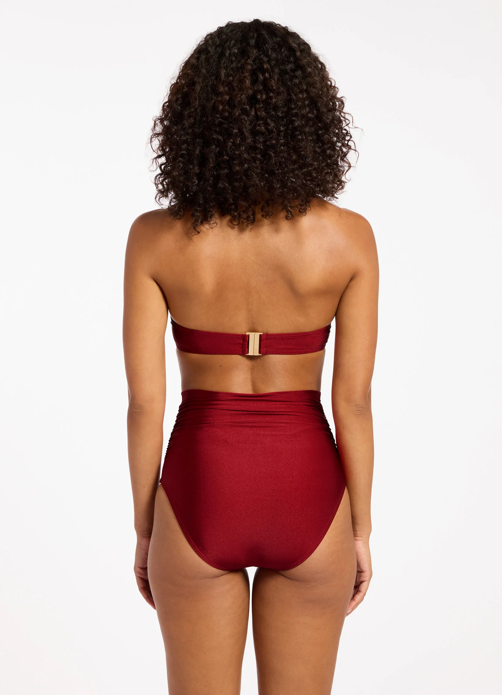 Sol Shine Underwire Bandeau Bikini Top - Image 2