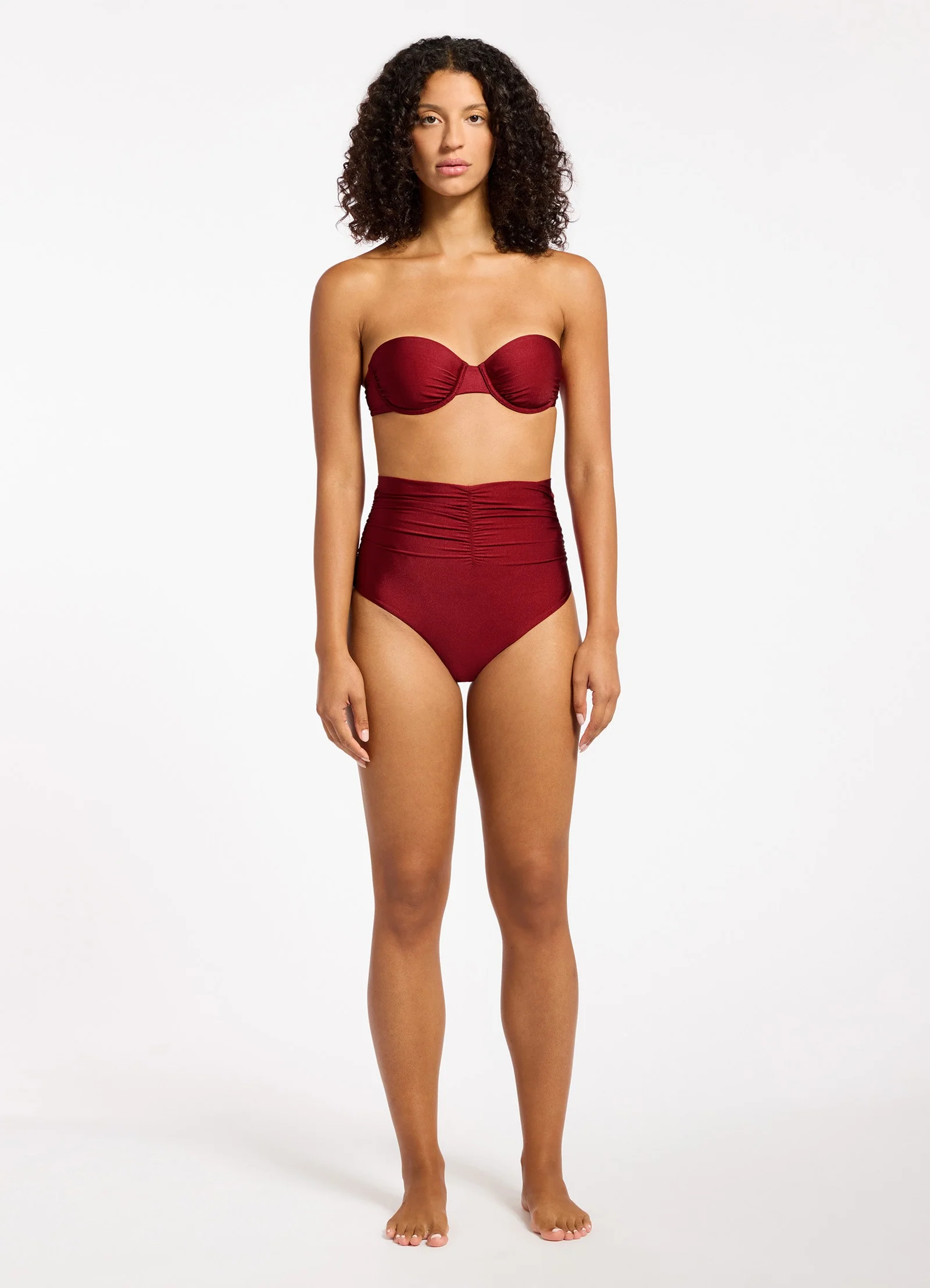 Sol Shine Underwire Bandeau Bikini Top - Image 5