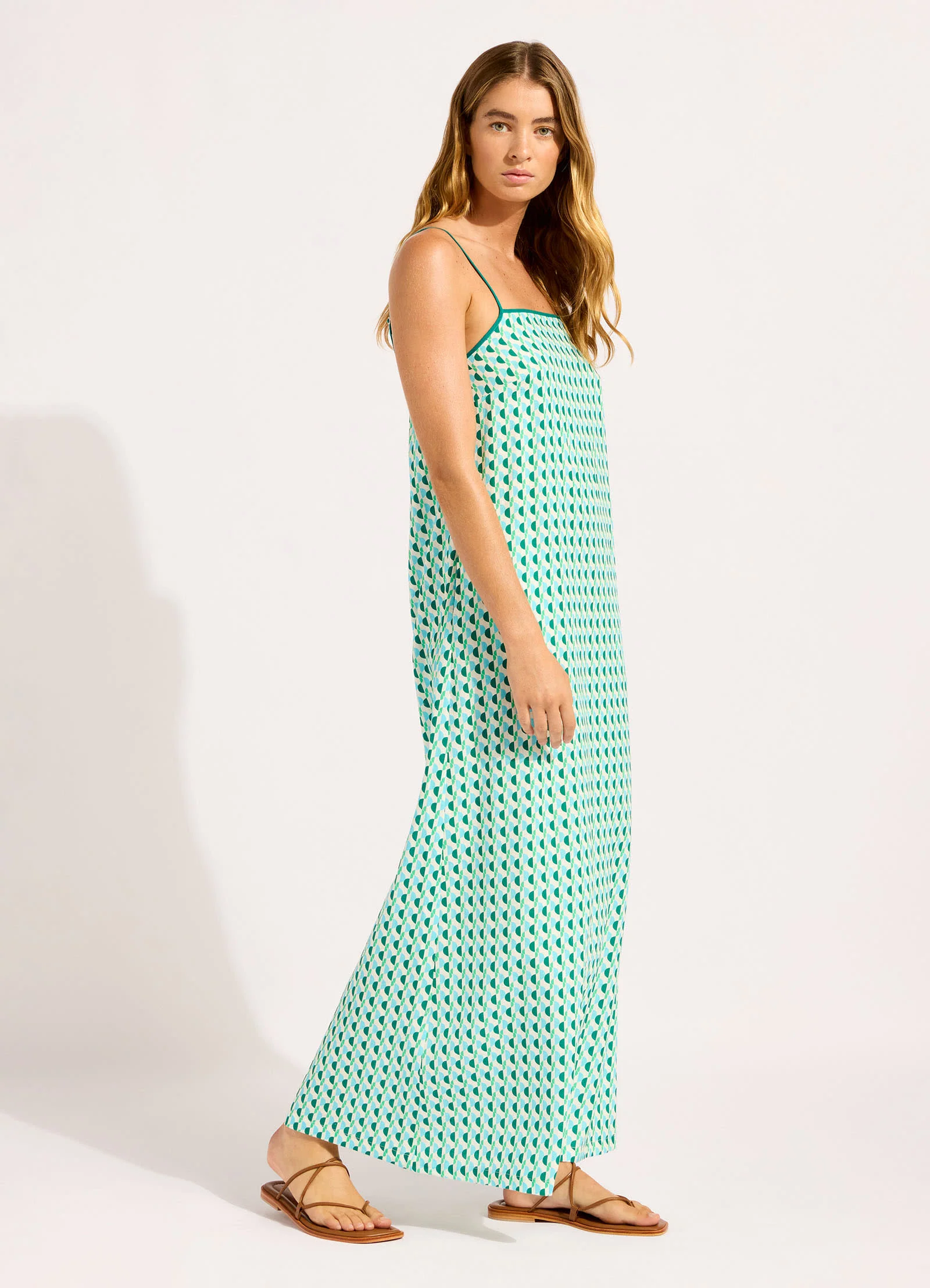 Sorrento Bandeau Triangle Maxi Dress - Image 2