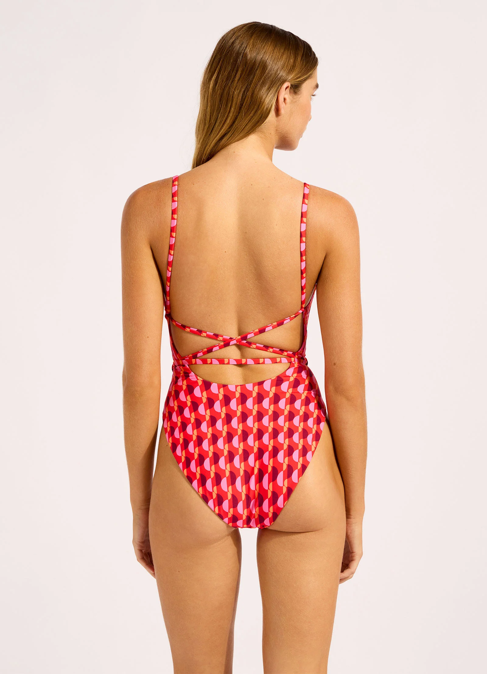 Sorrento Reversible Square Neck One Piece Swimsuit - Image 3