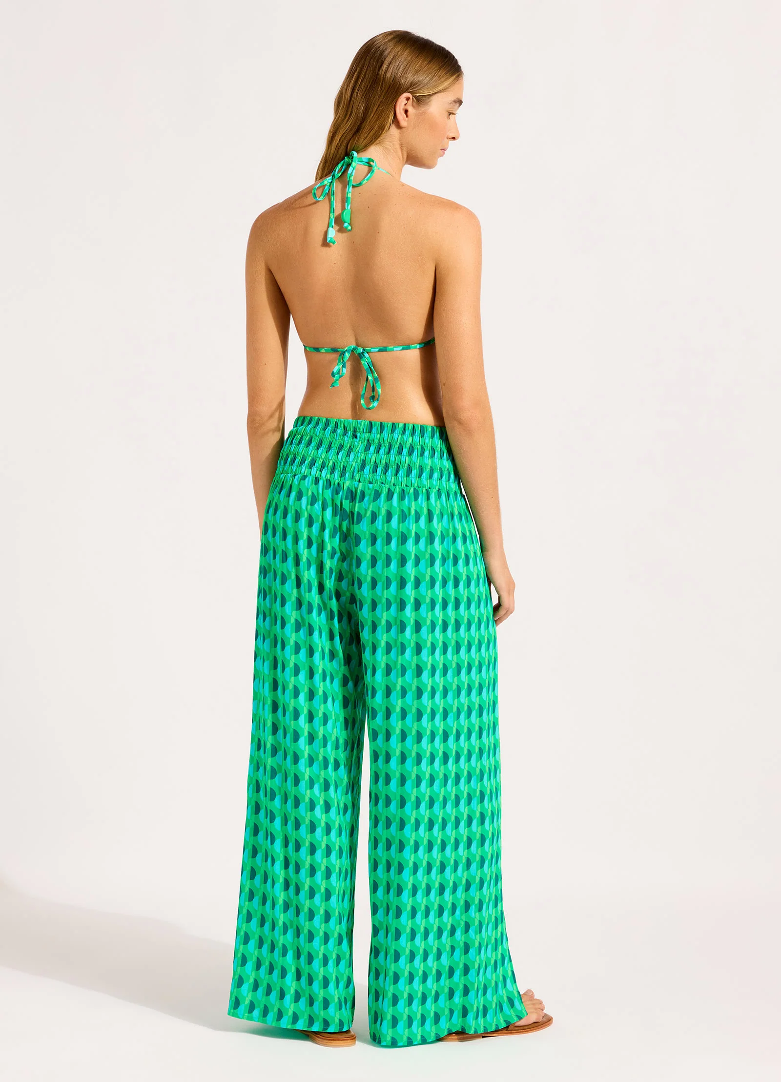 Sorrento Shirred Waist Wrap Pant - Image 3