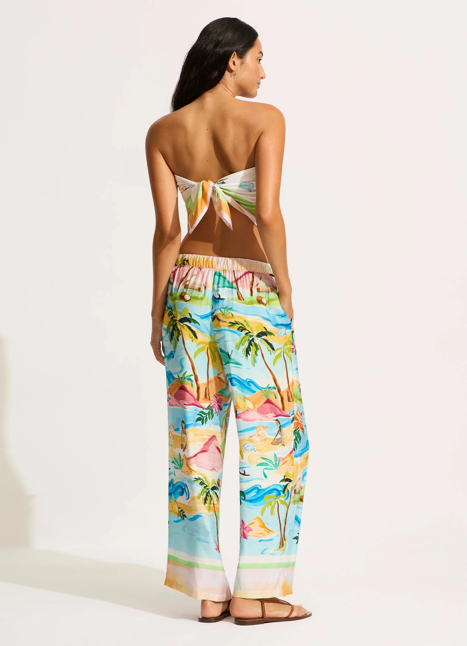 South Pacific Pant - Turquoise - Image 3