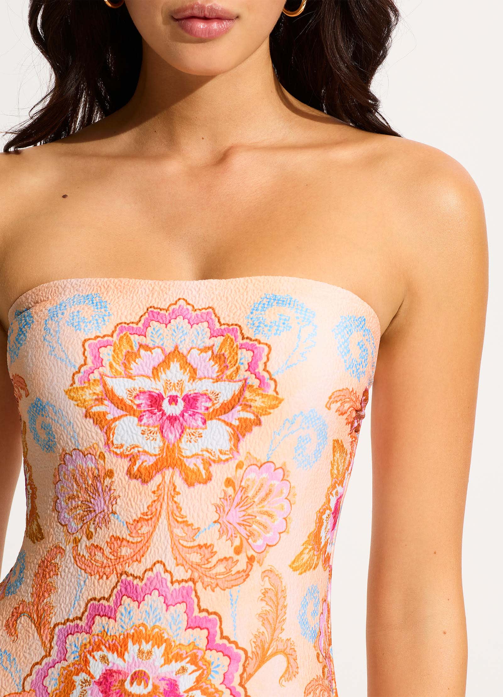 Spring Festival Bandeau One Piece - Nectar - Image 4