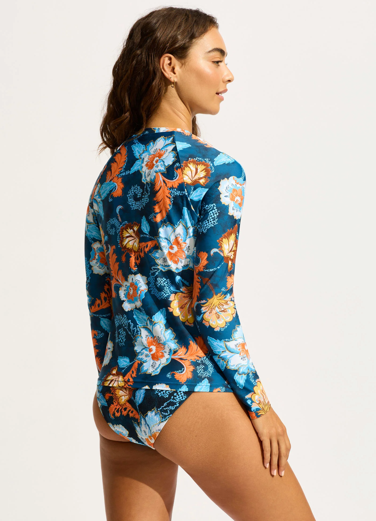 Spring Festival Long Sleeve Rashvest - True Navy - Image 4