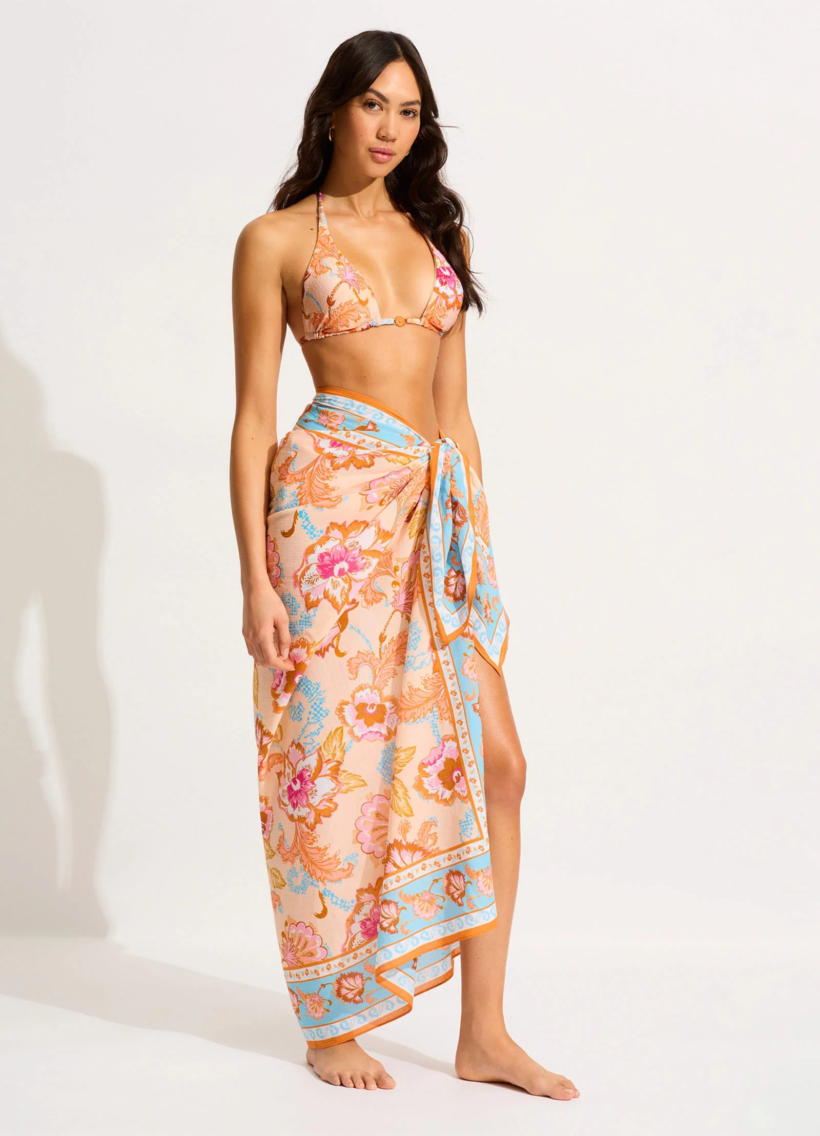 Spring Festival Sarong - Nectar - Image 2