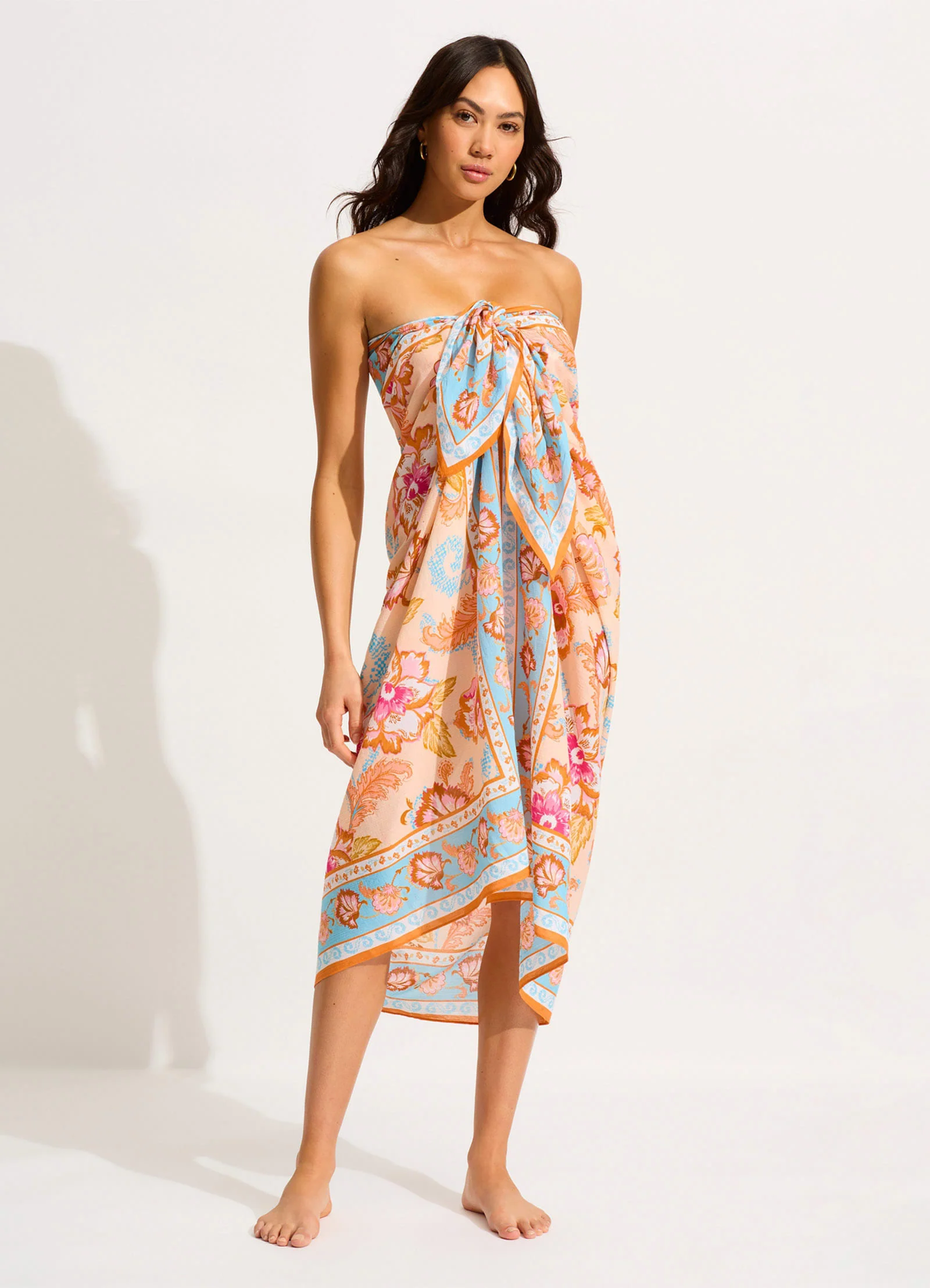 Spring Festival Sarong - Nectar - Image 5