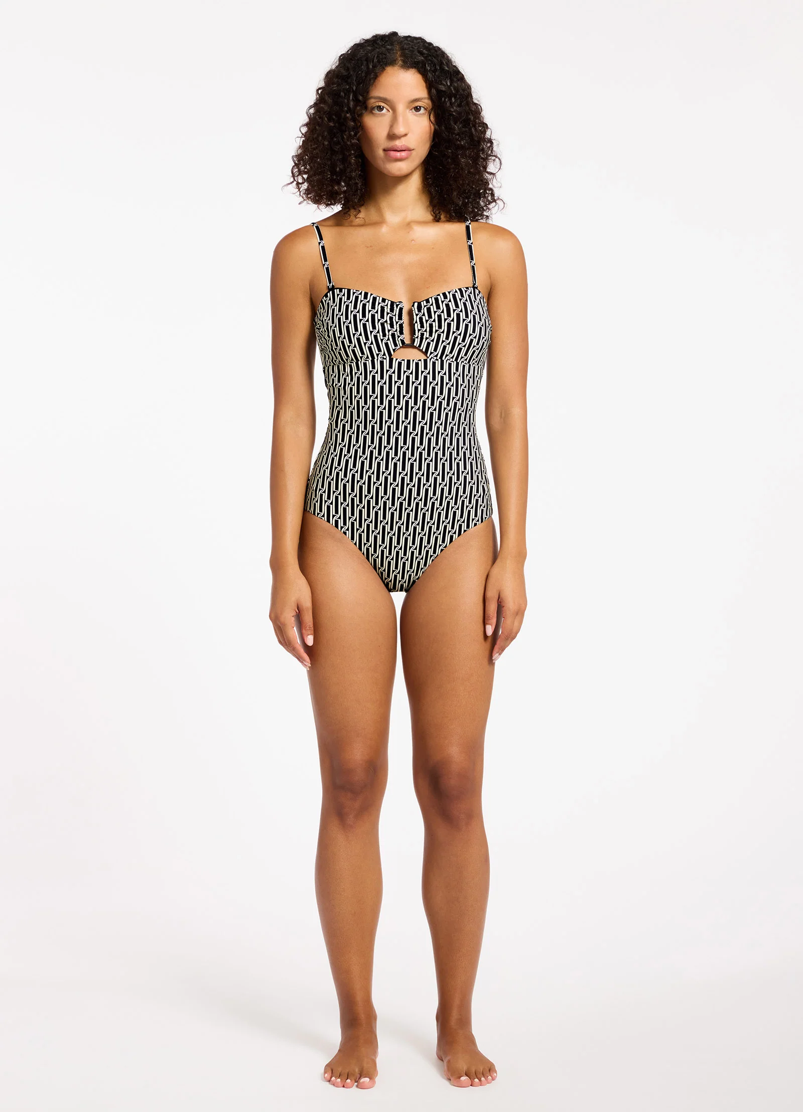 Spring Geo Bandeau One Piece - Image 6