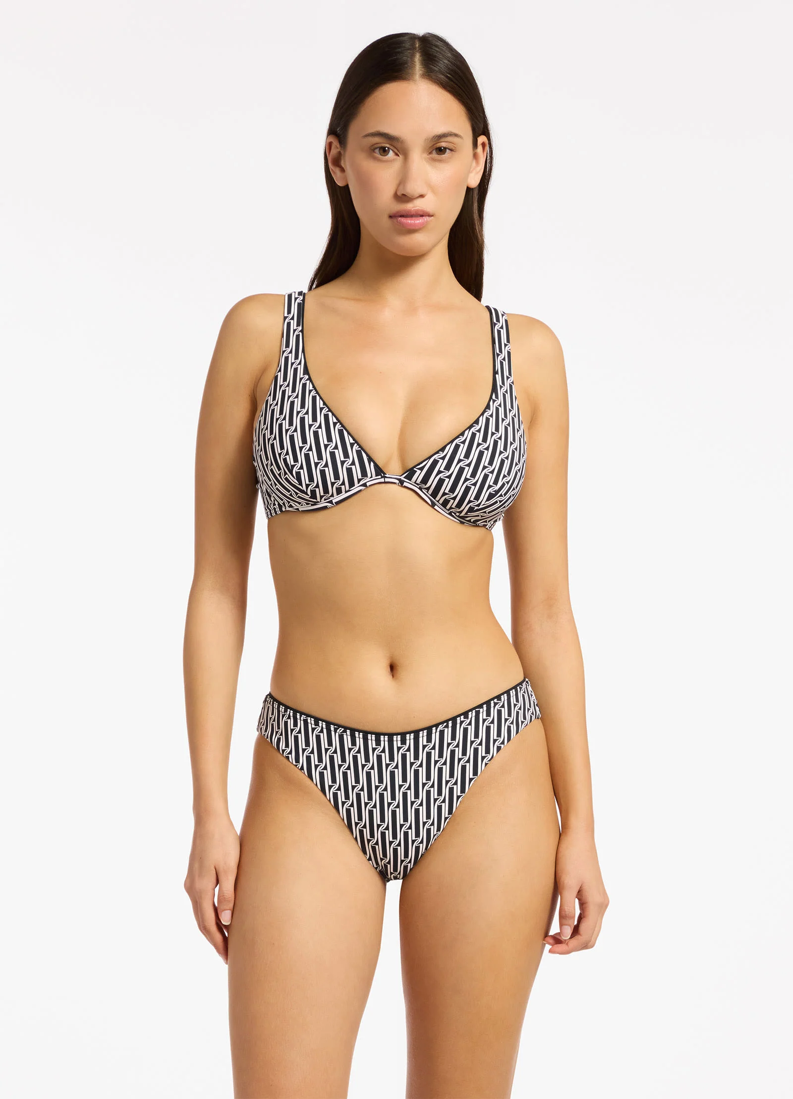 Spring Geo High Leg Bikini Bottom - Image 4