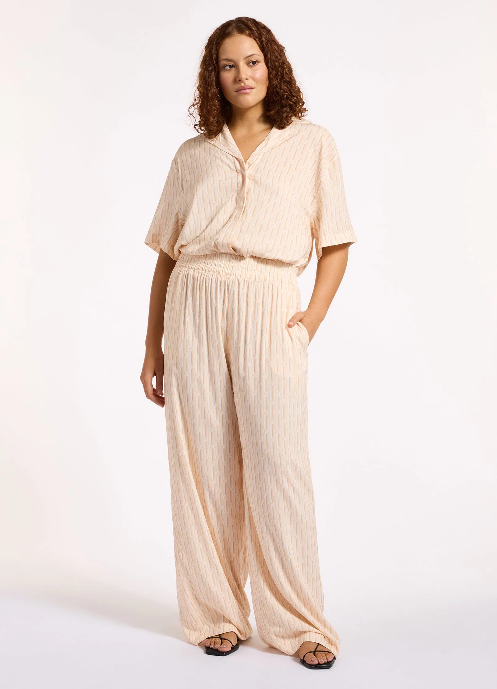 Spring Geo Wide Leg Pant - Image 3