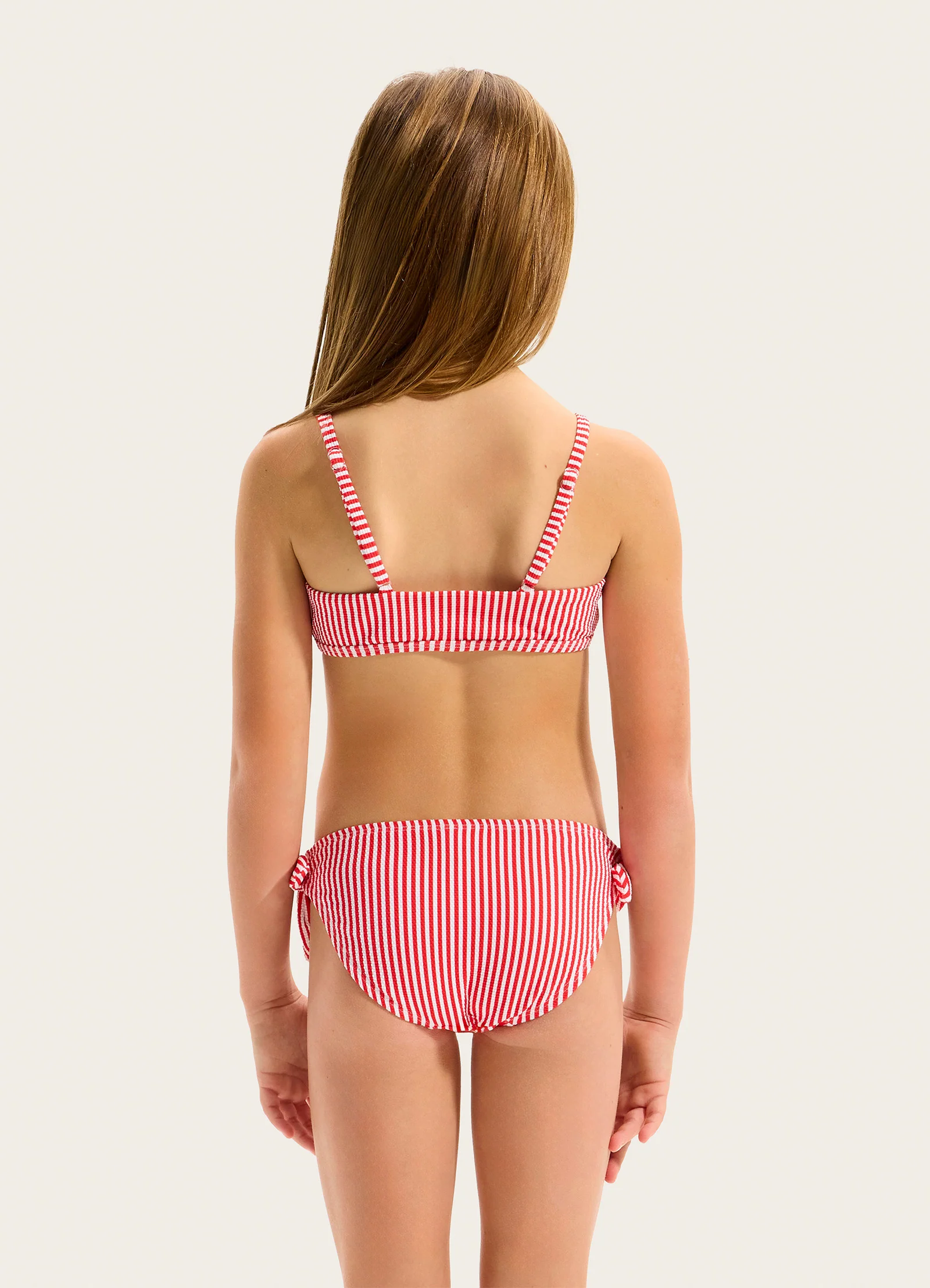 Chilli Stripe Textured Bikini - Image 5